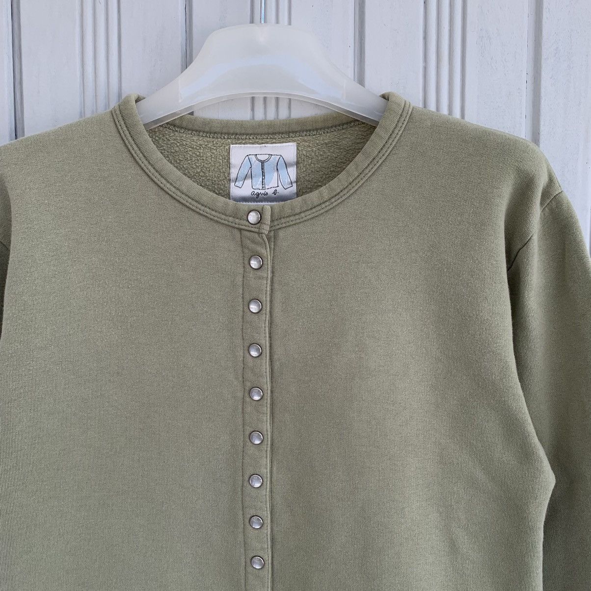 agnes b. Agnes B Classique Snap Button Cardigan Woman Size S / US 4 / IT 40 - 2 Thumbnail
