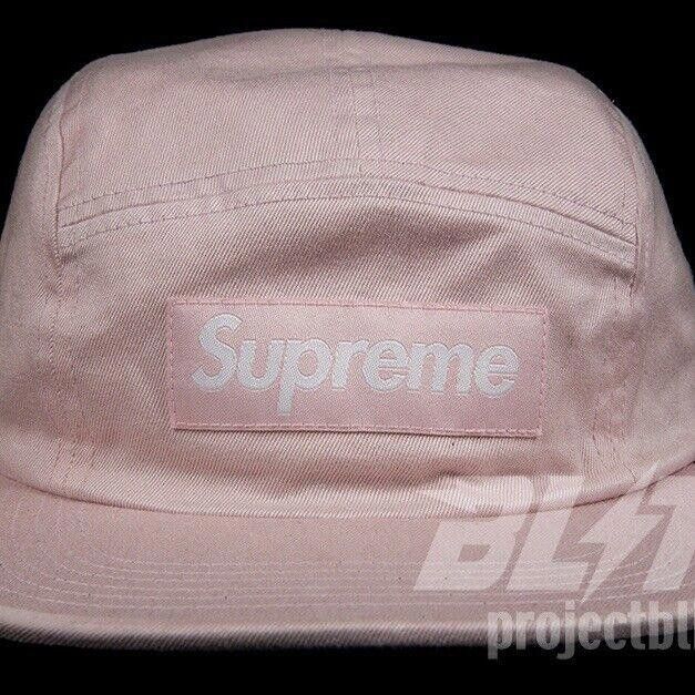 Supreme SS17 SUPREME WASHED CHINO TWILL CAMP CAP HAT PINK 2017 Size ONE SIZE - 1 Thumbnail