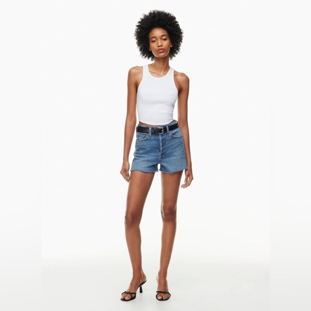 Other Denim Forum The '50s Arlo Hi-Rise Denim Short Size 26 Size 26" / US 2 / IT 38 - 2 Thumbnail