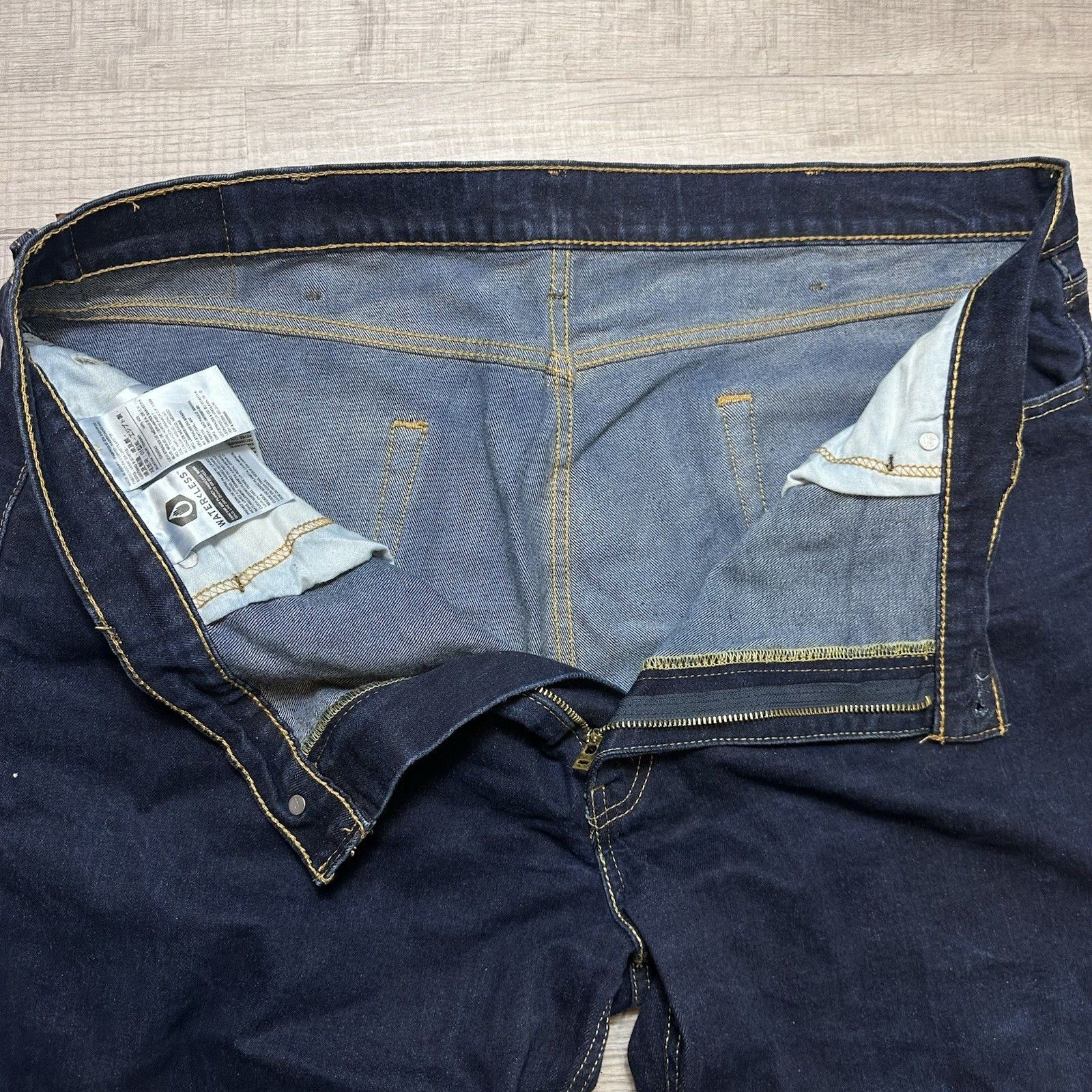 Levi's Levis 550 Jeans 42x34 Relaxed Fit Straight Leg Dark Men's Size US 42 / EU 58 - 5 Thumbnail