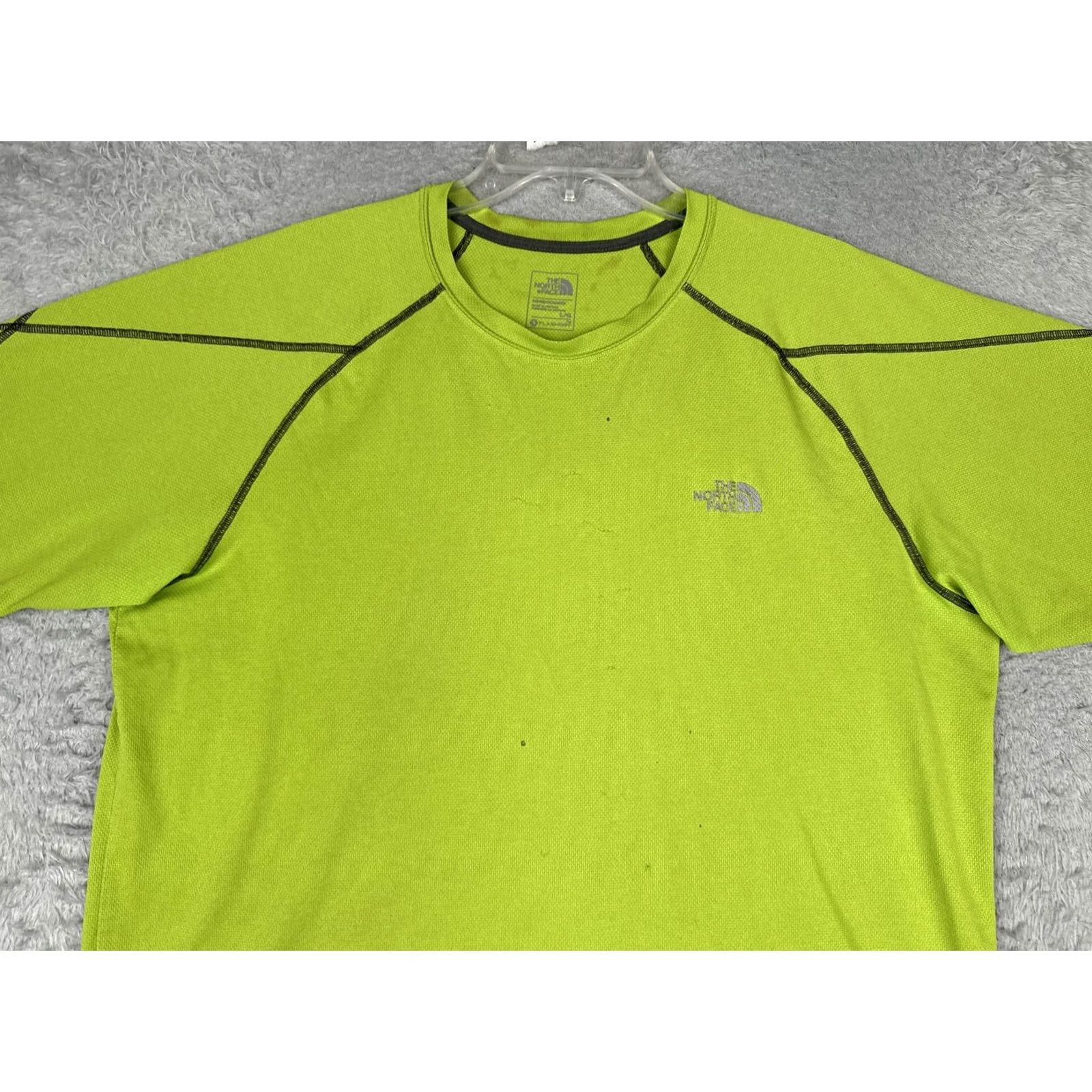 The North Face The North Face Shirt Mens L Green Crew Neck Short Sleeve FlashDry Logo Tee Size US L / EU 52-54 / 3 - 4 Thumbnail