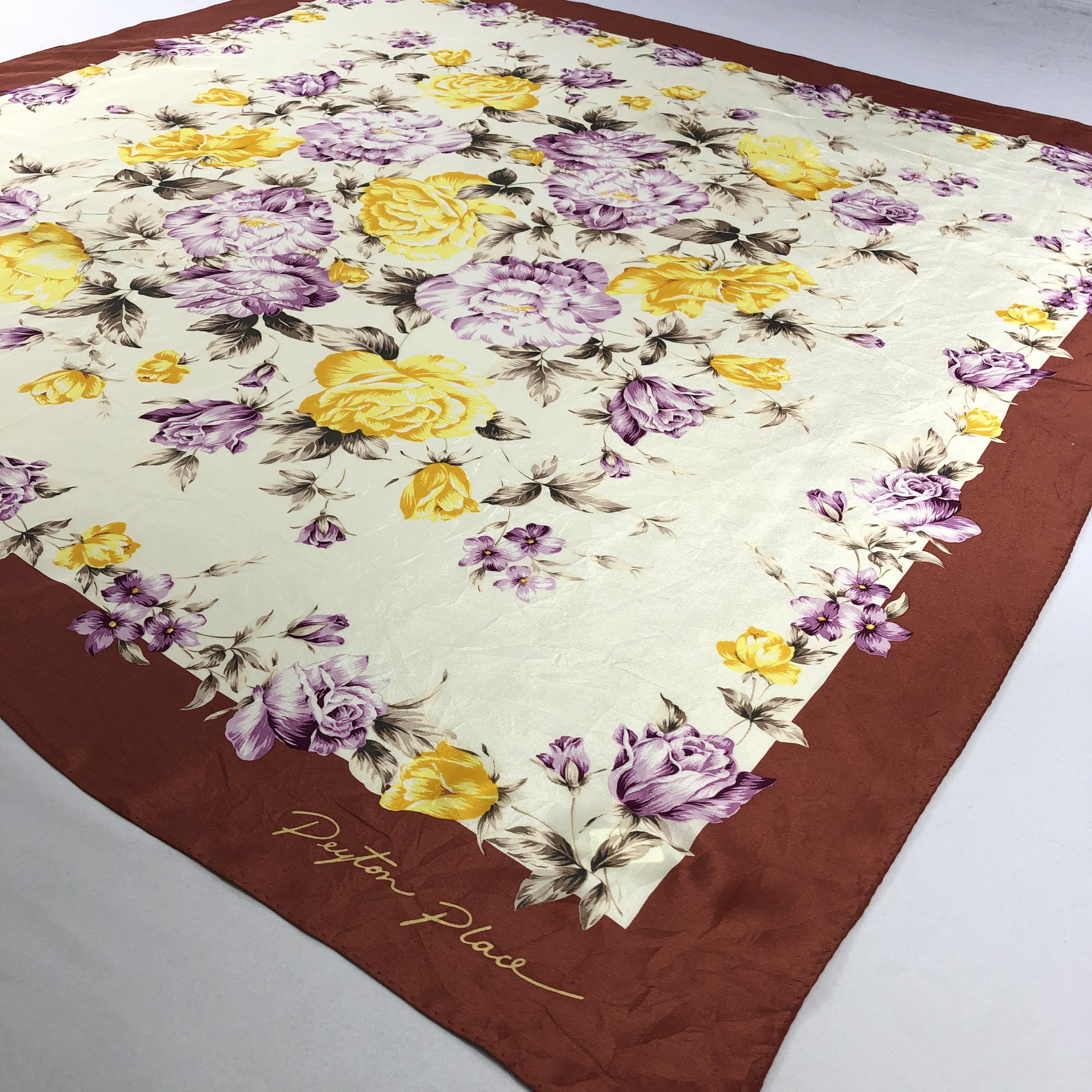 PPFM Vintage Peyton Place Silk Scarf Size ONE SIZE - 3 Thumbnail