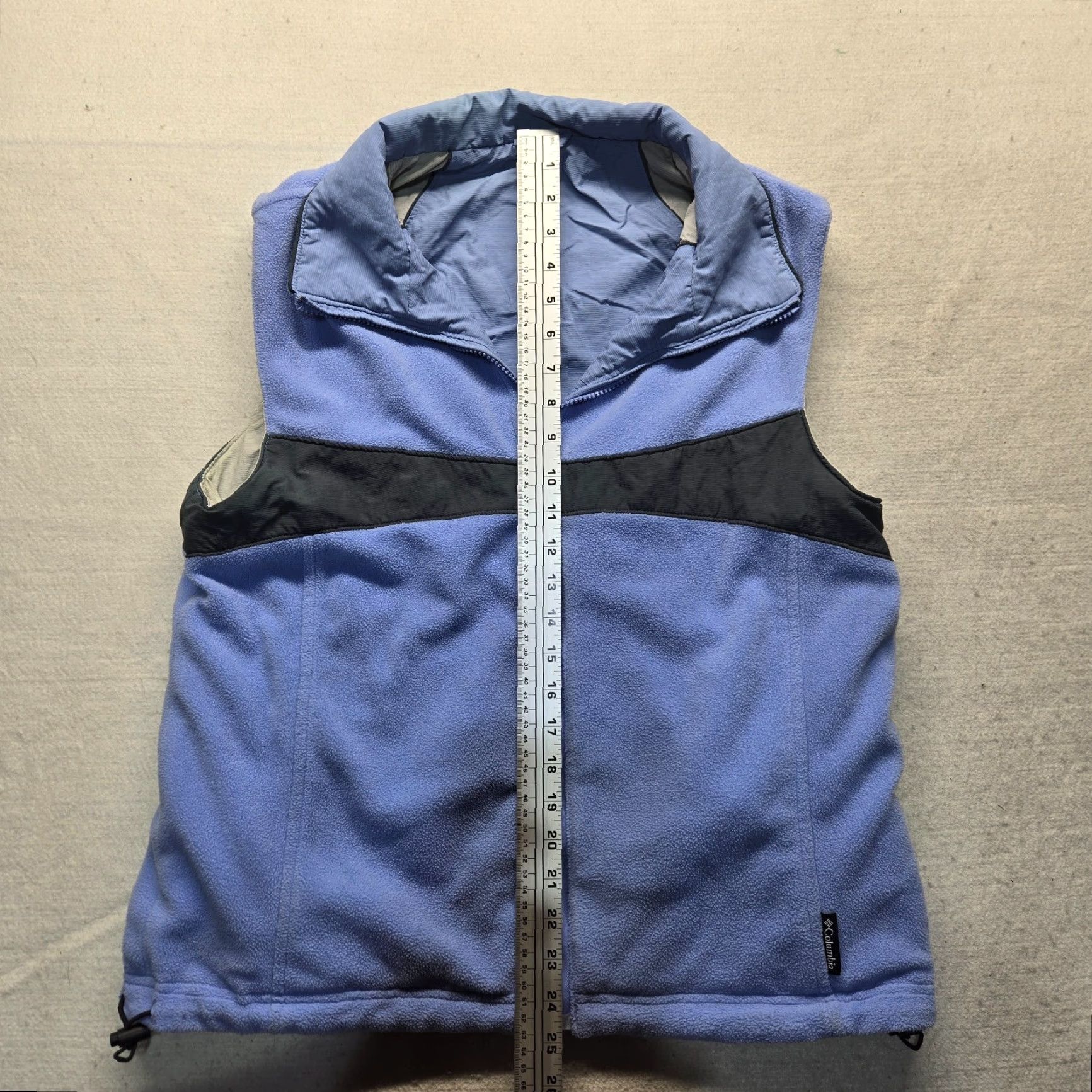 Vintage Columbia Reversible Fleece Vest Women's Size M Medium Blue Zip Vest Size M / US 6-8 / IT 42-44 - 7 Thumbnail
