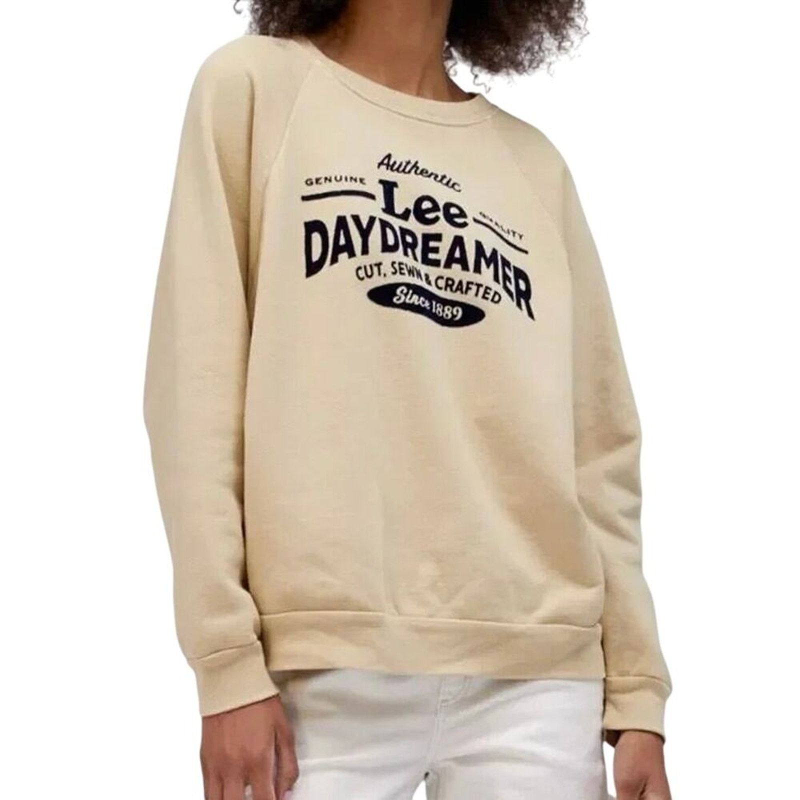 Daydreamer DAYDREAMER x LEE Genuine Quality Sweatshirt in Khaki Size M Size M / US 6-8 / IT 42-44 - 6 Thumbnail