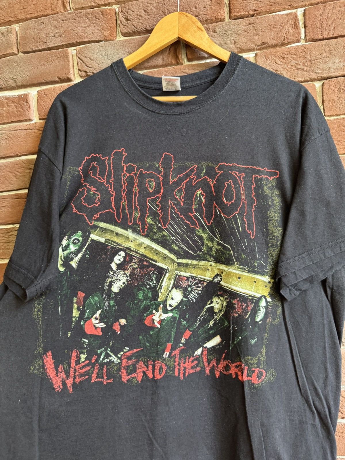 Band Tees Rare Vintage 00s Slipknot All Hope is gone Numetal Band Tee Size US XL / EU 56 / 4 - 3 Thumbnail