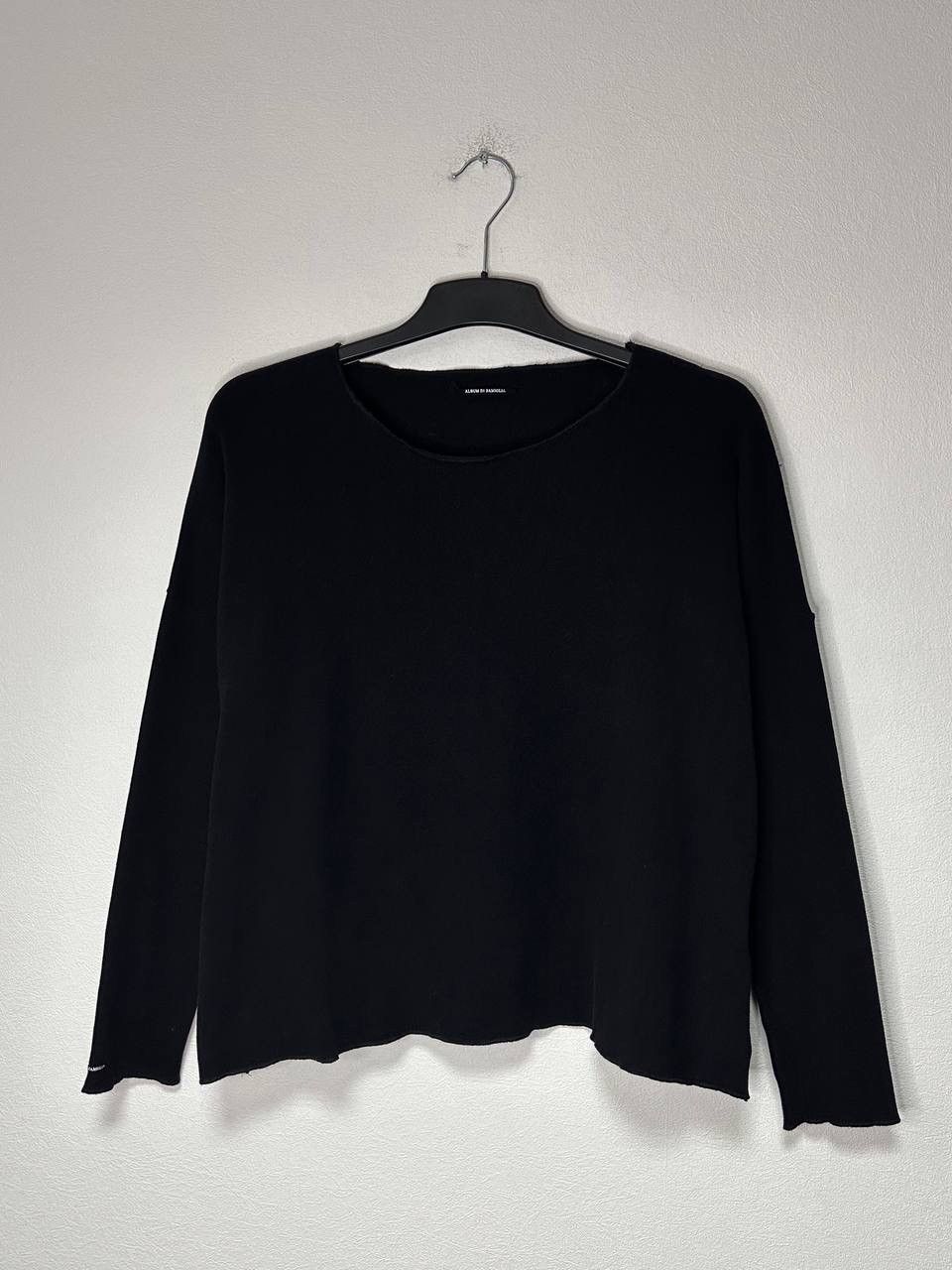 Album di Famiglia Album Di Famiglia Black Oversized Knit Sweater taly S Luxury Size S / US 4 / IT 40 - 3 Thumbnail