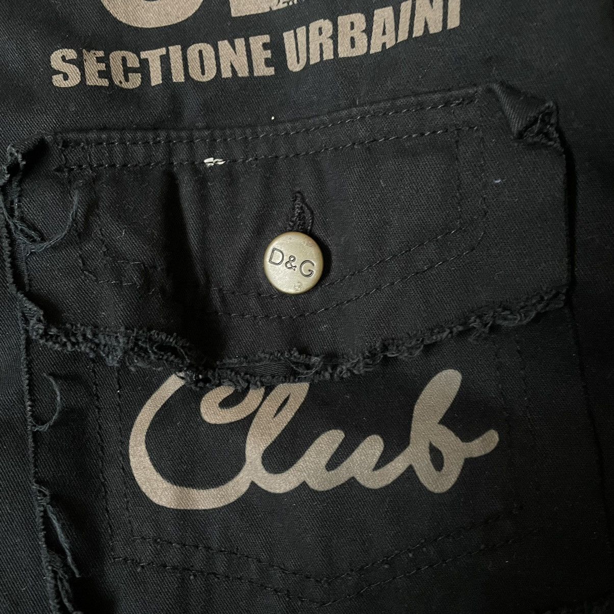 Dolce & Gabbana × Vintage Vintage Dolce&Gabbana Denim Jacket Big Logo Size US S / EU 44-46 / 1 - 5 Thumbnail