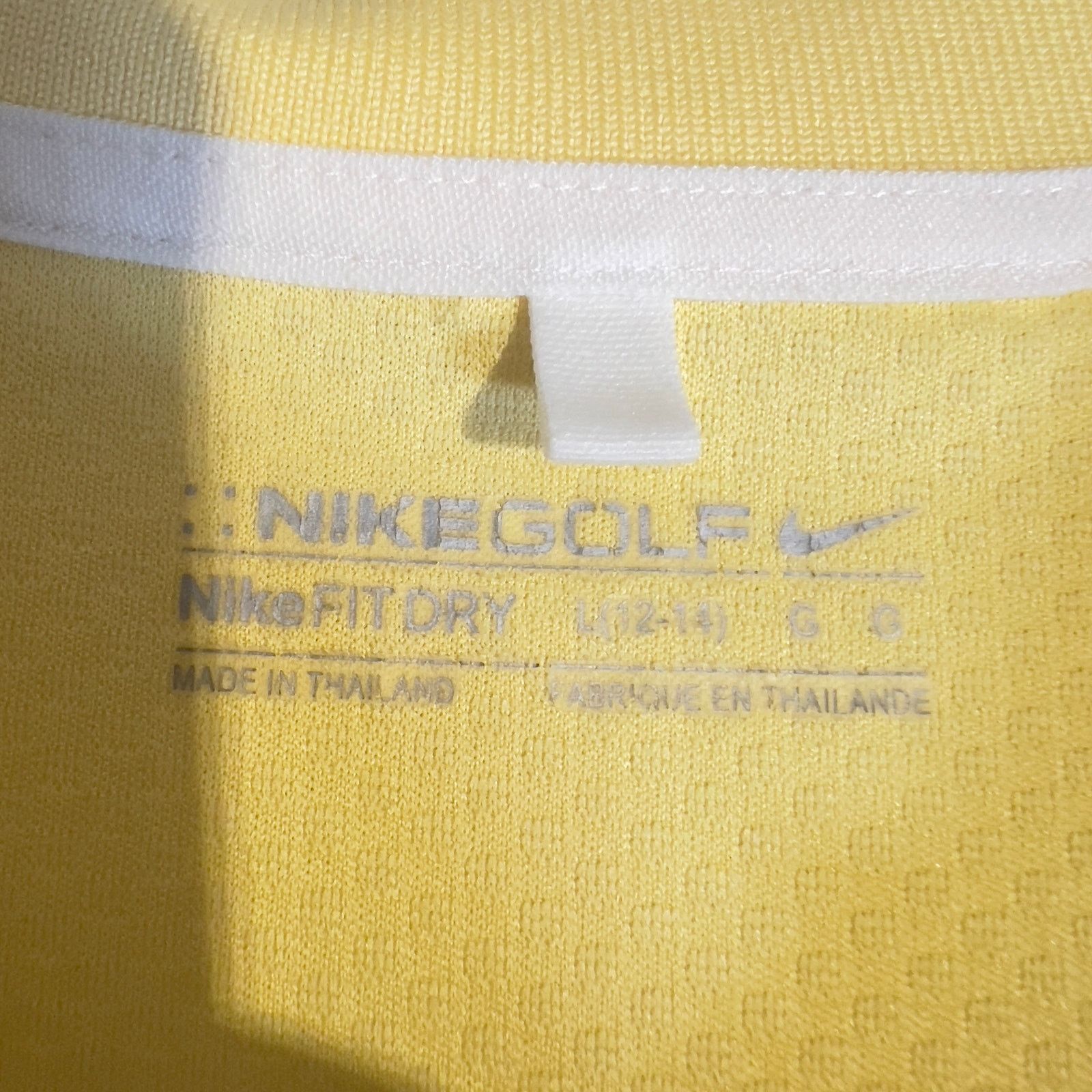 Nike Nike Golf Fit Dry 1/4 Zip Polo Woman L Wicking Yellow PASTEL Size L / US 10 / IT 46 - 2 Thumbnail