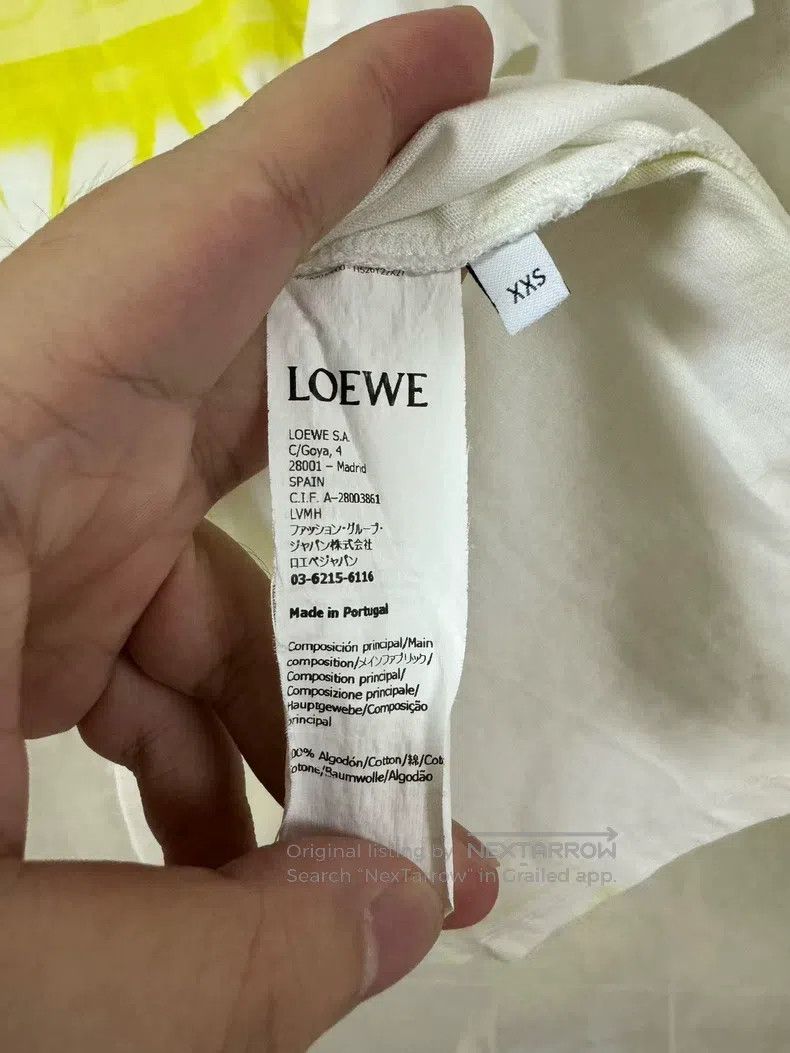 Loewe Loewe Big Logo Short Sleeve Size XXS / US 00 / IT 34 - 4 Thumbnail