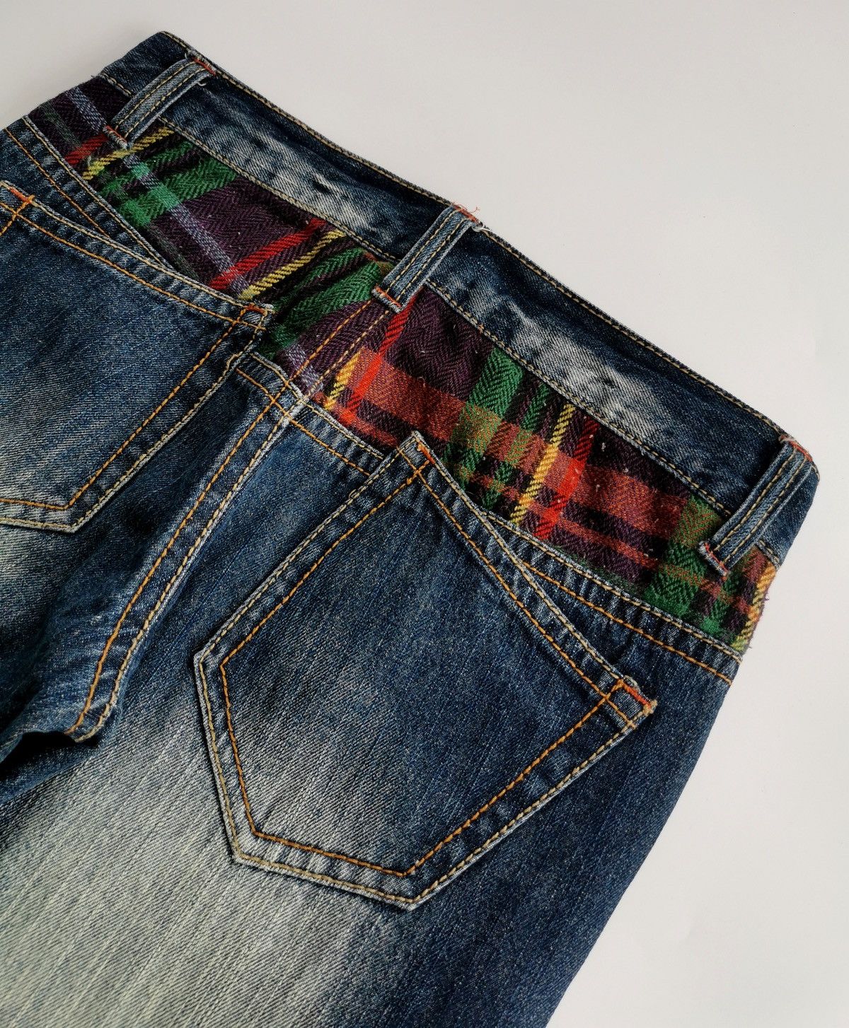 Japanese Brand Copper Smith American Patchwork Jeans Size US 30 / EU 46 - 8 Thumbnail
