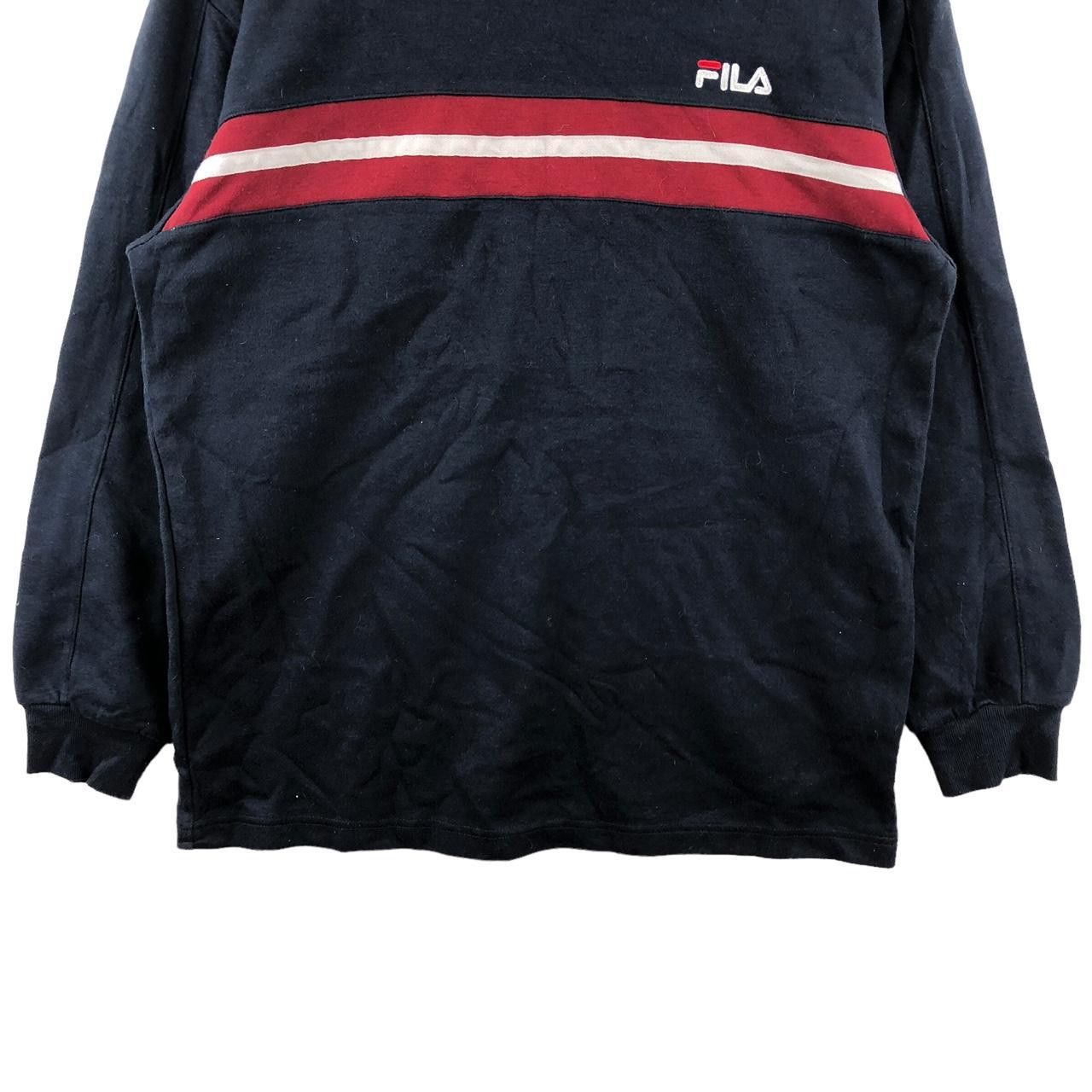 Fila Vintage FILA ITALIA Embroidered Logo Baggy Sweatshirt Size L / US 10 / IT 46 - 4 Thumbnail