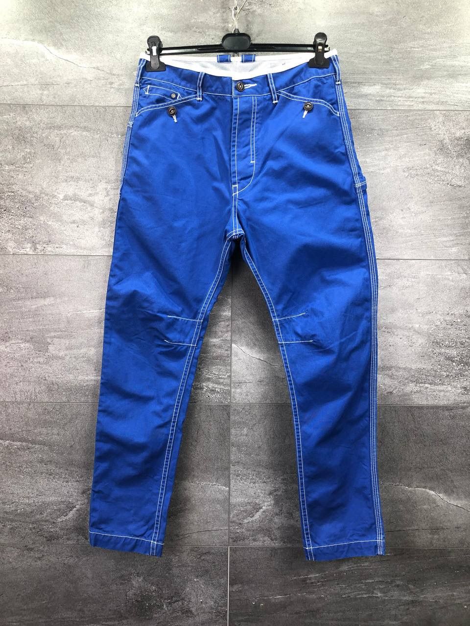 Pre-owned Diesel X Vintage Mens Diesel Vintage Workwear Cargo Pants In Blue