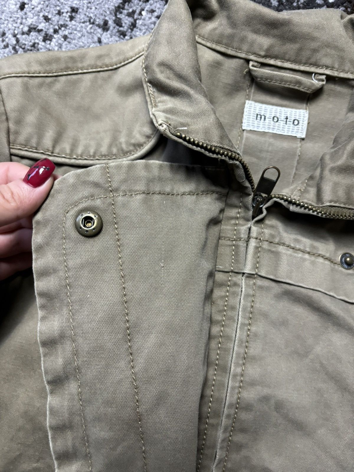 Japanese Brand × Vintage Japanese brand y2k Moto jacket Size XS / US 0-2 / IT 36-38 - 2 Thumbnail
