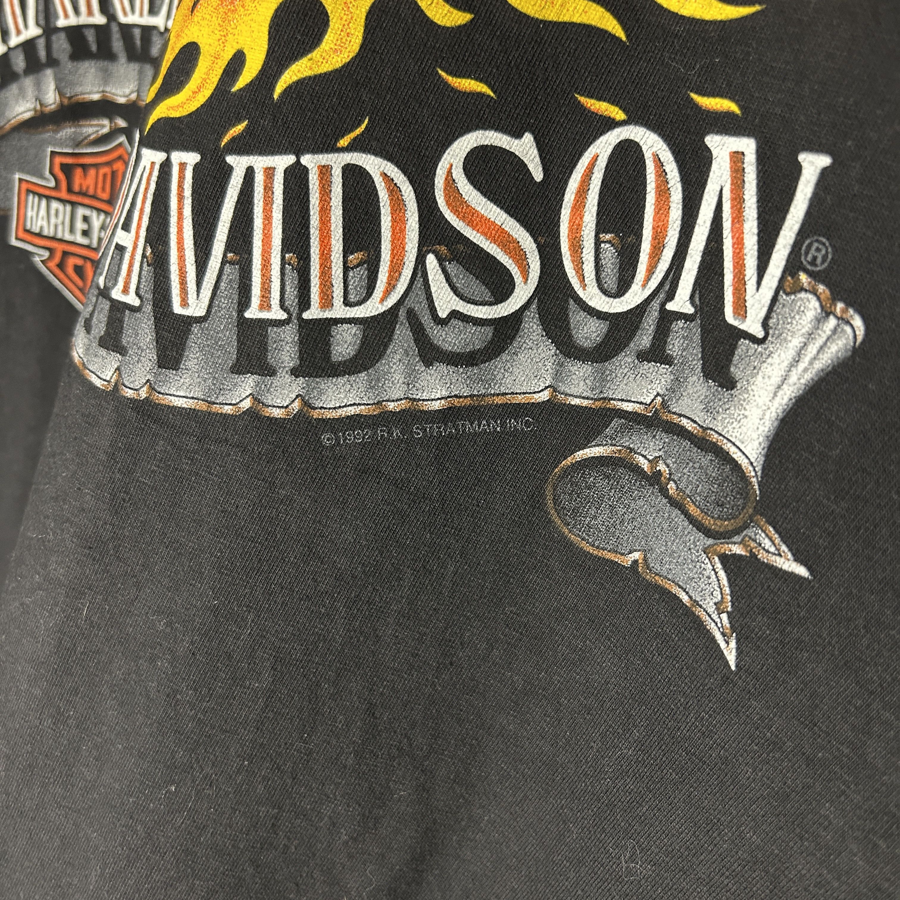 Harley Davidson Harley Davidson Flaming Eagle 1992 T-shirt Size US L / EU 52-54 / 3 - 5 Thumbnail