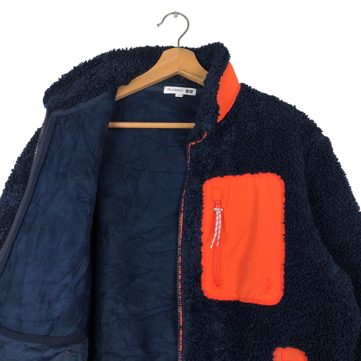 Japanese Brand 🔥Vintage Dip Pile Fleece Jacket J.W.Anderson Uniqlo Japan Size US L / EU 52-54 / 3 - 12 Thumbnail