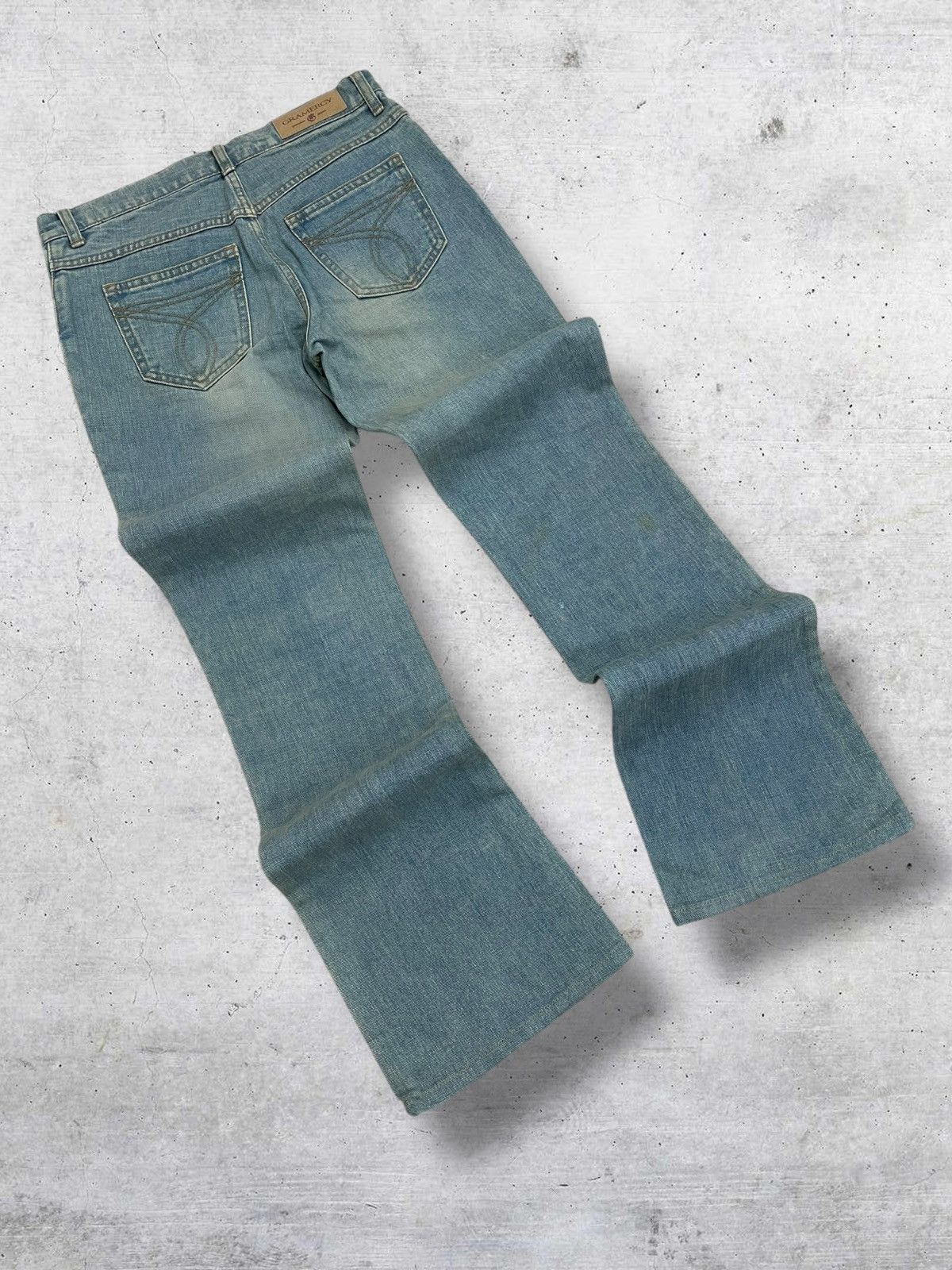 Japanese Brand VINTAGE GRAMERCY 90S JAPAN DESIGNER MUDWASH CLASSIC DENIM Size US 28 / EU 44 - 10 Thumbnail