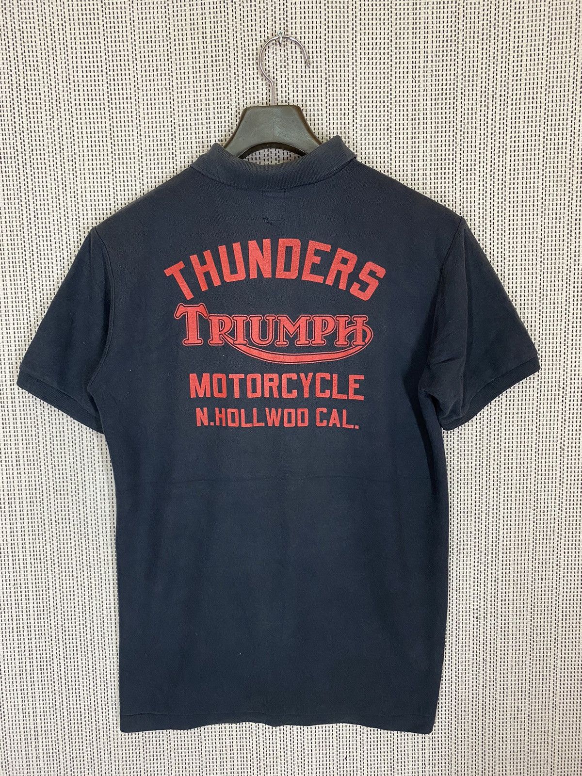 Japanese Brand × Vintage 🔥Double cross speed special polo tee triumphrider Size US M / EU 48-50 / 2 - 1 Thumbnail