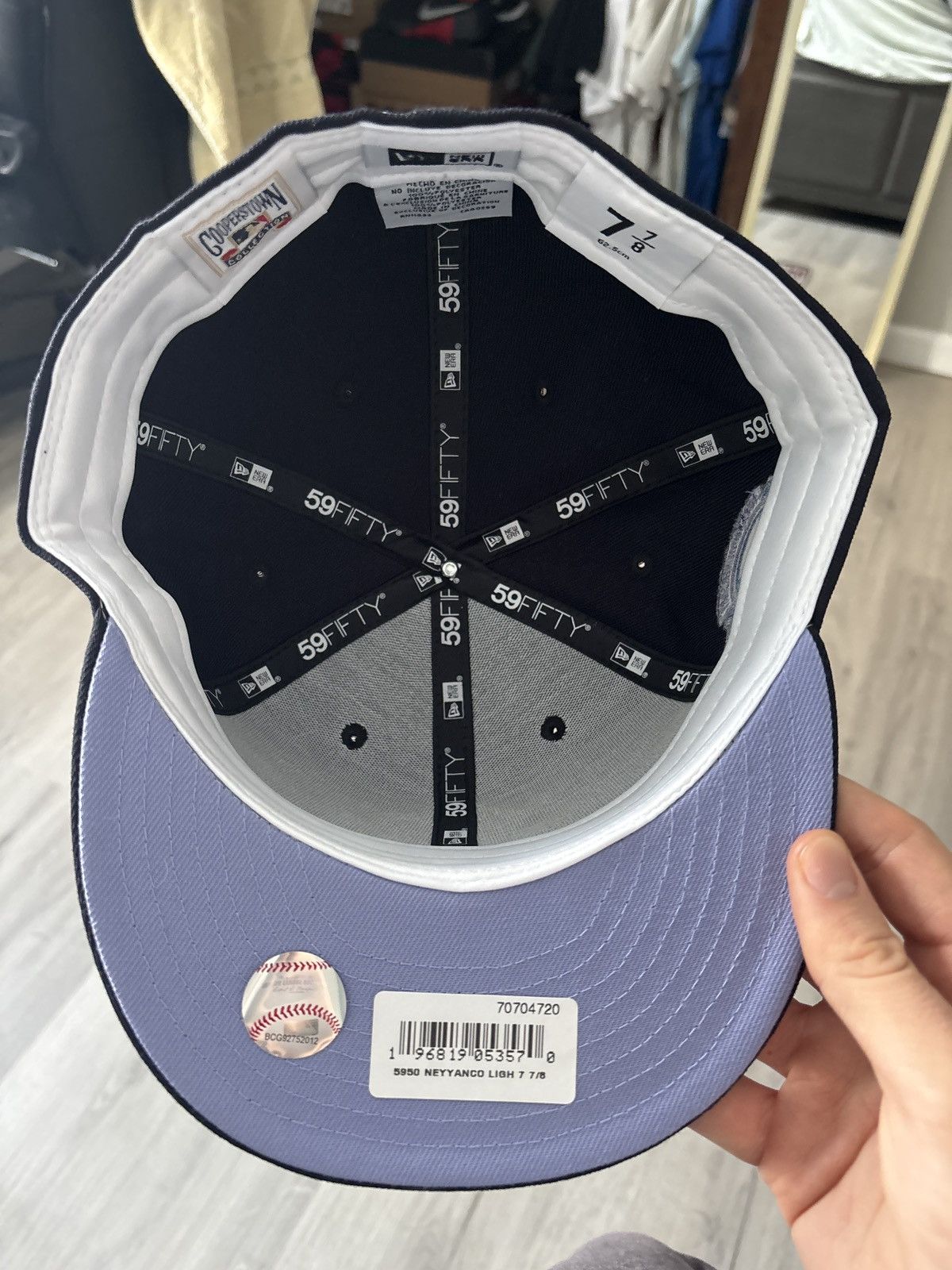 New Era New York Yankees Fitted Hat Size 40 - 4 Thumbnail