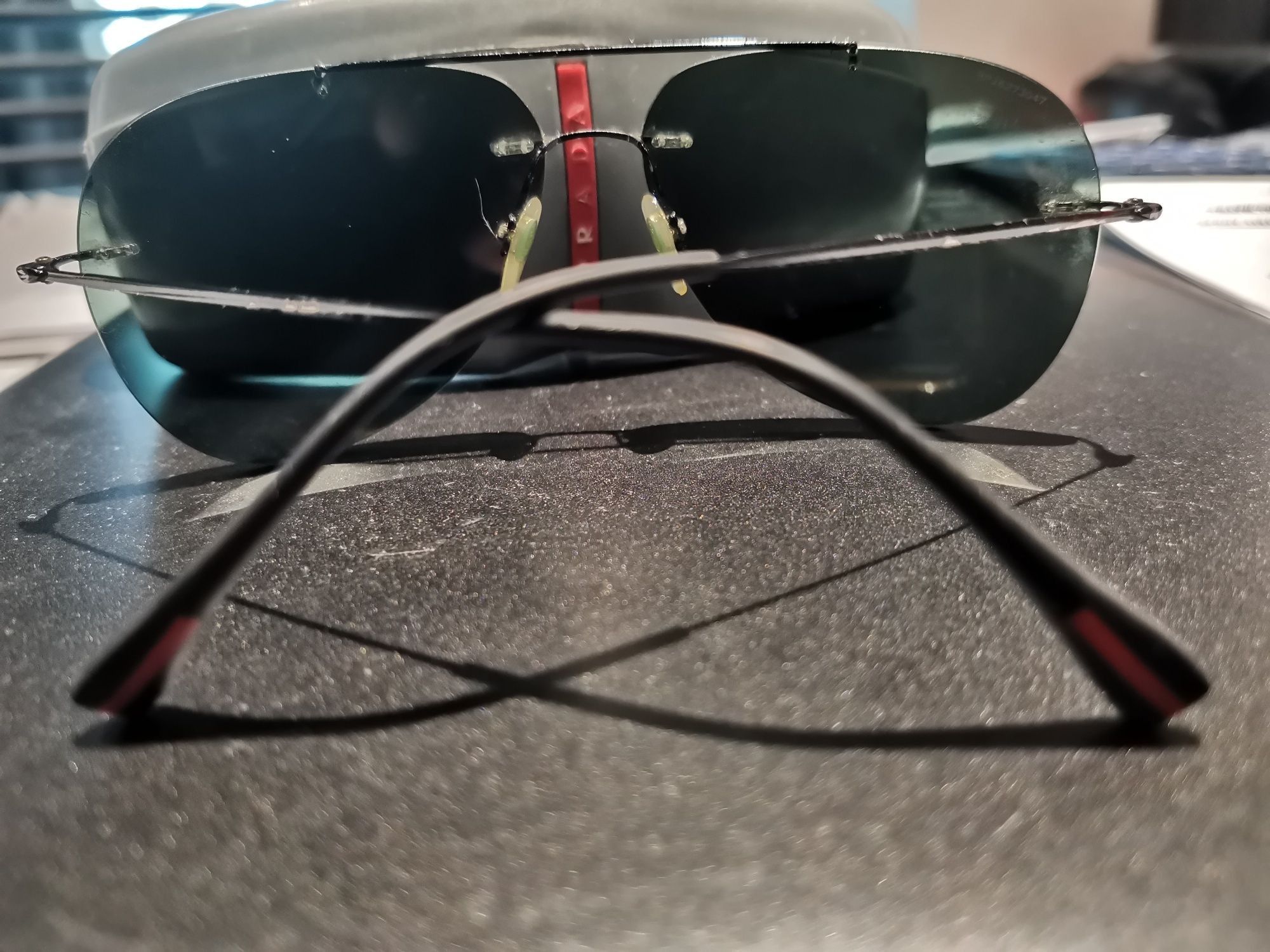 Prada Prada Aviator Sunglasses Size ONE SIZE - 5 Thumbnail