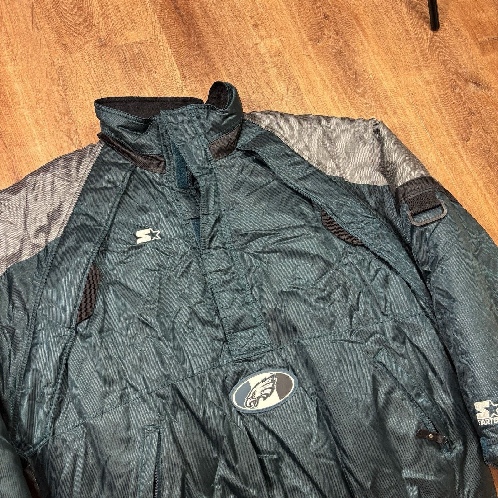 Starter Vintage Starter Philadelphia Eagles Puffer Jacket Mens 2XL Size US XXL / EU 58 / 5 - 5 Thumbnail