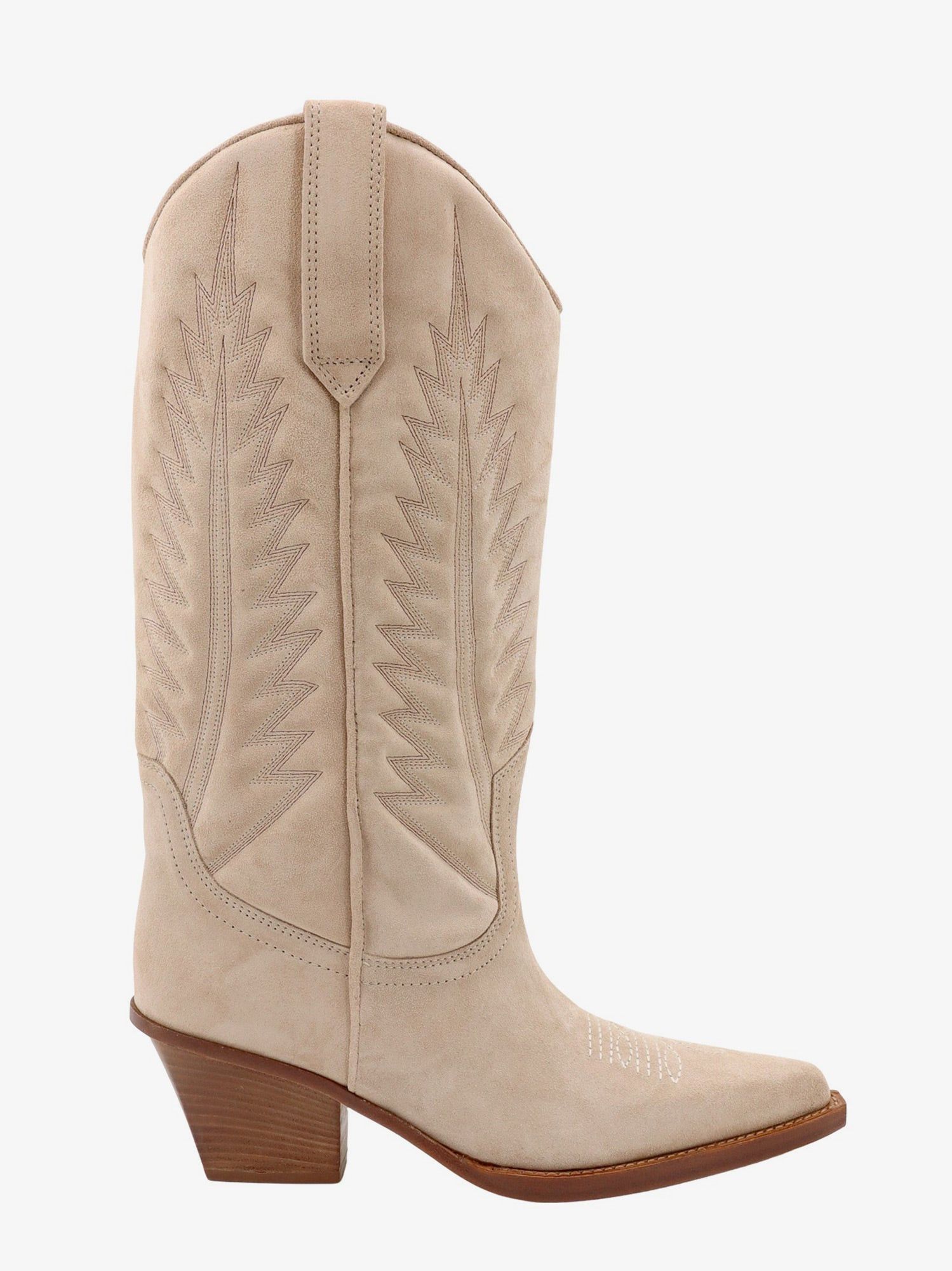 image of Paris Texas Rosario Woman Beige Boots, Women's (Size 7)