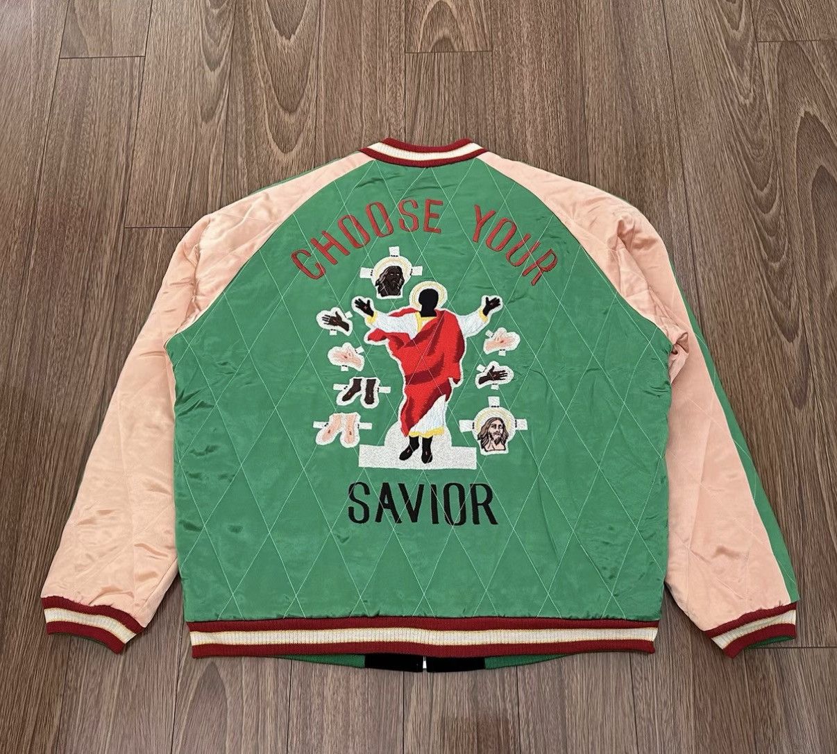 Saint Michael SAINT MICHAEL × DENIM TEARS 22SS RVRSBL SUKAJYAN JKT Size US XL / EU 56 / 4 - 2 Thumbnail