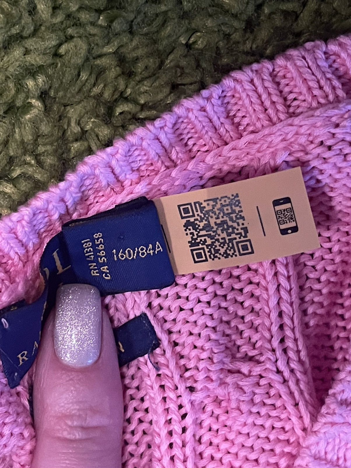 Designer × Polo Ralph Lauren × Ralph Lauren Polo Ralph Lauren cable knit pink sweater Size S / US 4 / IT 40 - 12 Thumbnail