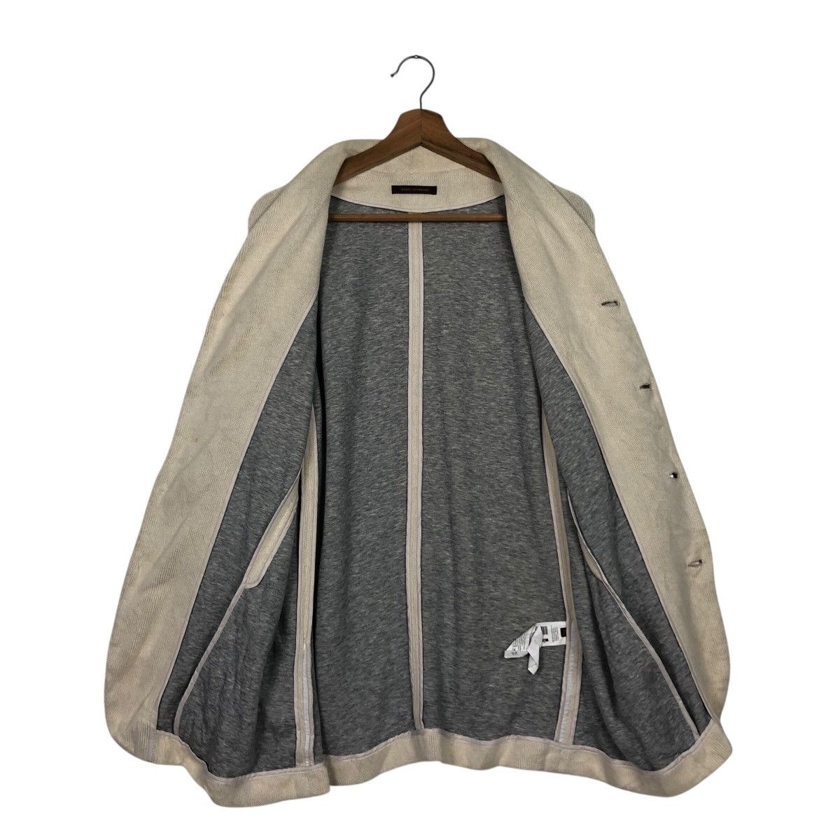 Adolfo Dominguez 📌Vintage Knit Chore Jacket Adolfo Dominguez Issey Miyake Size M / US 6-8 / IT 42-44 - 14 Thumbnail