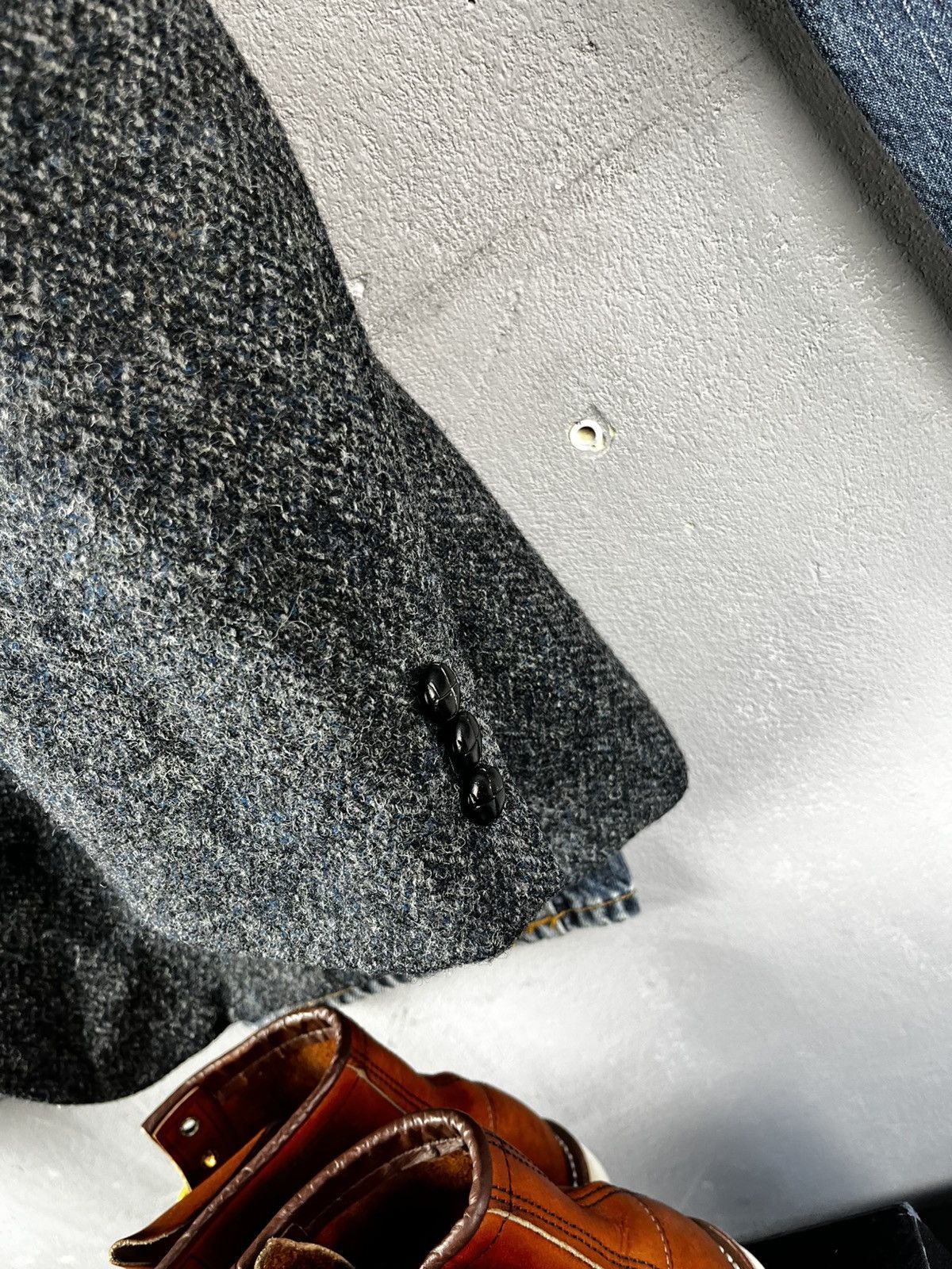 Harris Tweed Harris Tweed mens wool blazer jacket Size US M / EU 48-50 / 2 - 7 Thumbnail