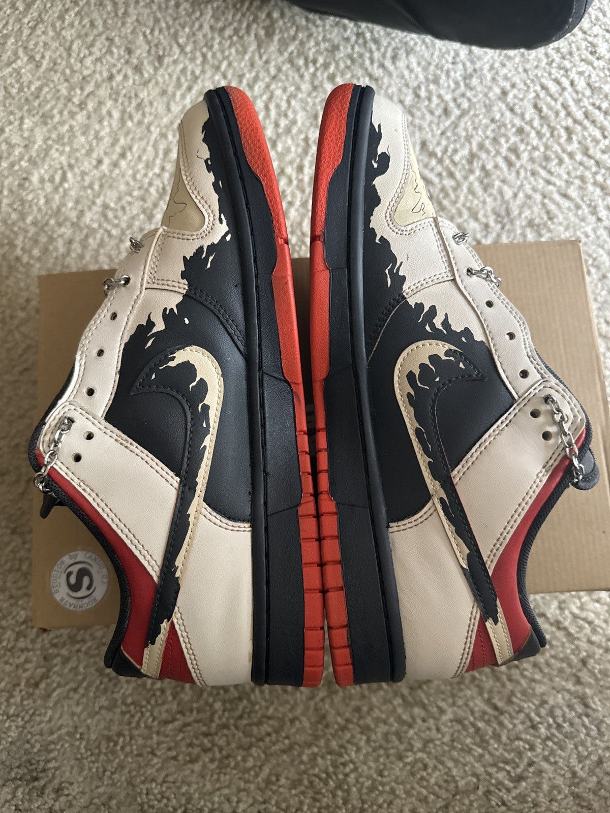 Nike Nike Dunk Ghost Rider Custom Marvel Size US 9 / EU 42 - 6 Thumbnail