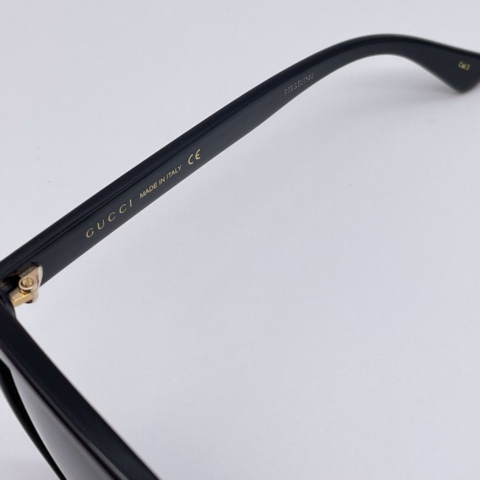 Gucci BRAND NEW GUCCI GG0637SK 001 Black Grey Unisex Sunglasses Size ONE SIZE - 3 Thumbnail