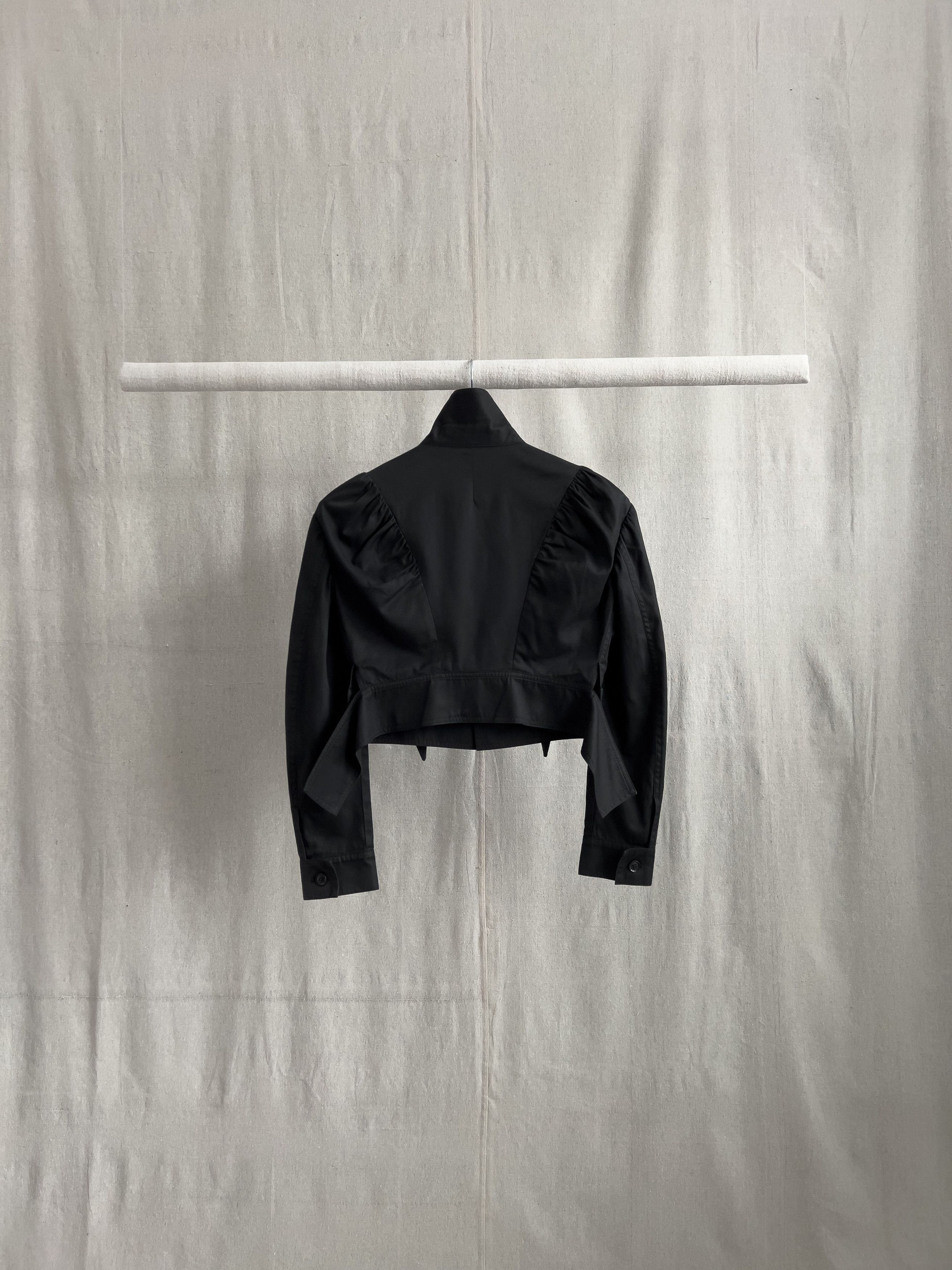 Yohji Yamamoto SS08 Runway Cropped Cut-Out Trucker Jacket Size S / US 4 / IT 40 - 6 Thumbnail