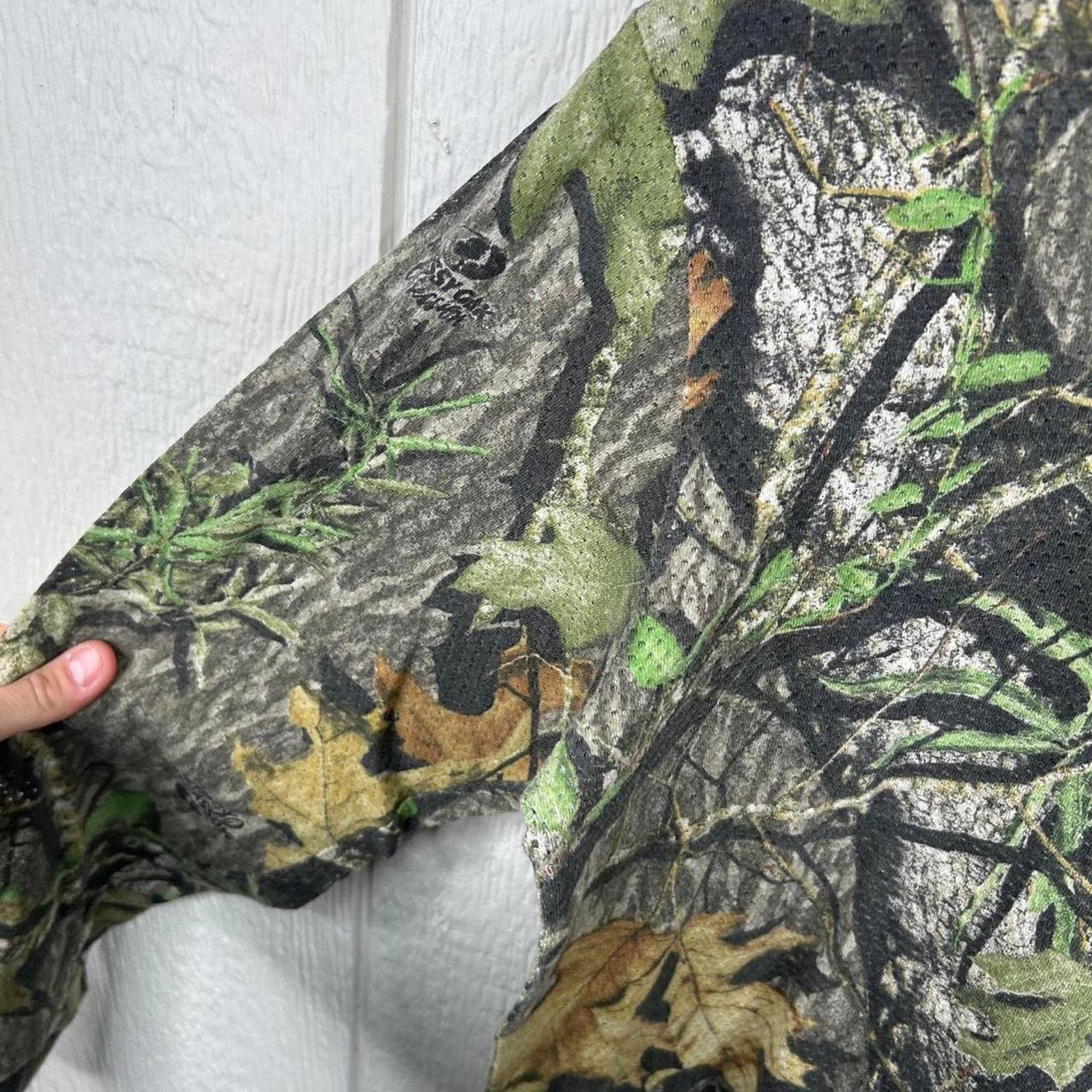 Jerzees Vintage 90’s Forest Camo Jerzees Longsleeve Tee Size Large Size US L / EU 52-54 / 3 - 5 Thumbnail