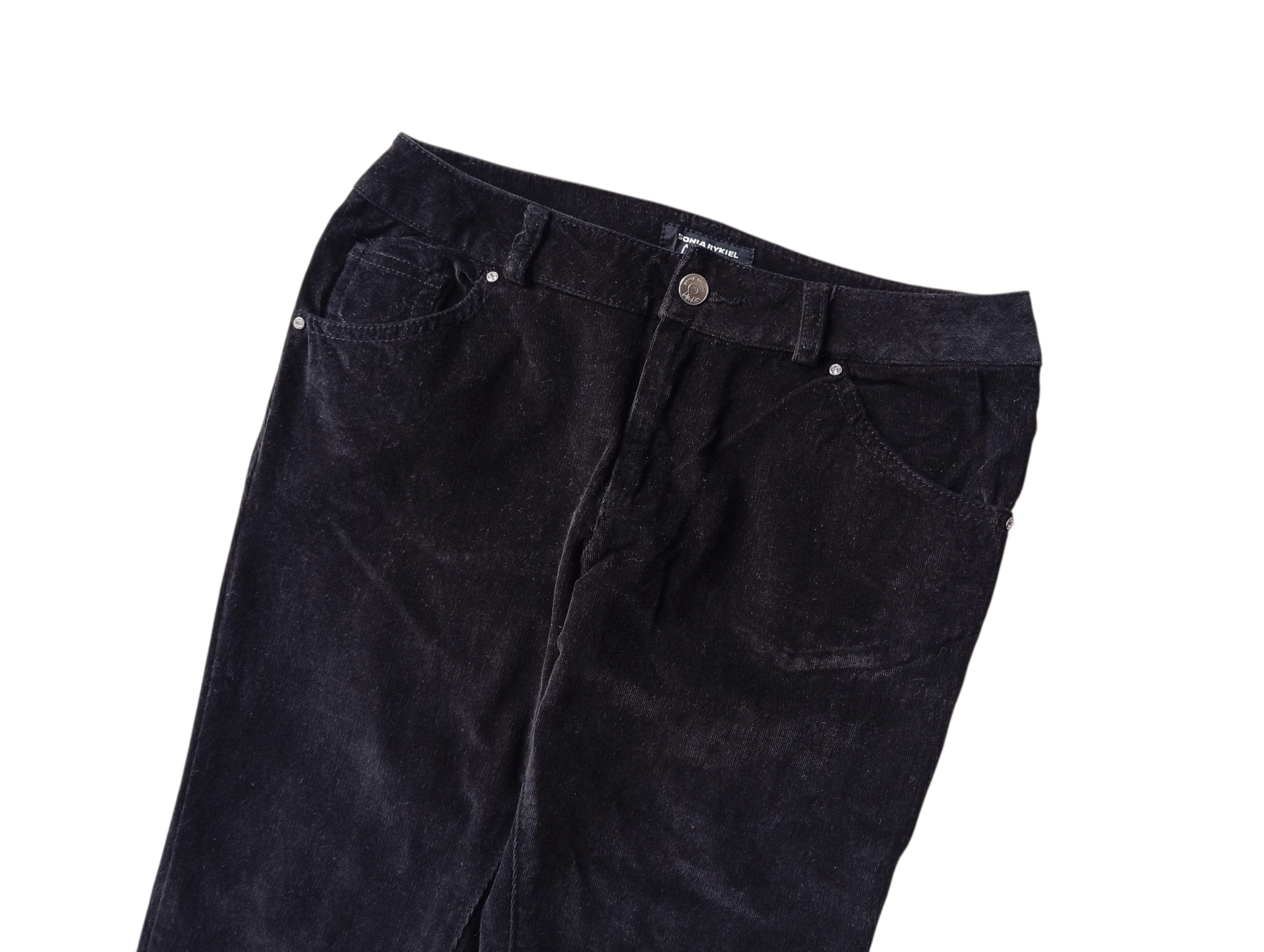 Sonia Rykiel stretch black pants Size 28" / US 6 / IT 42 - 2 Thumbnail