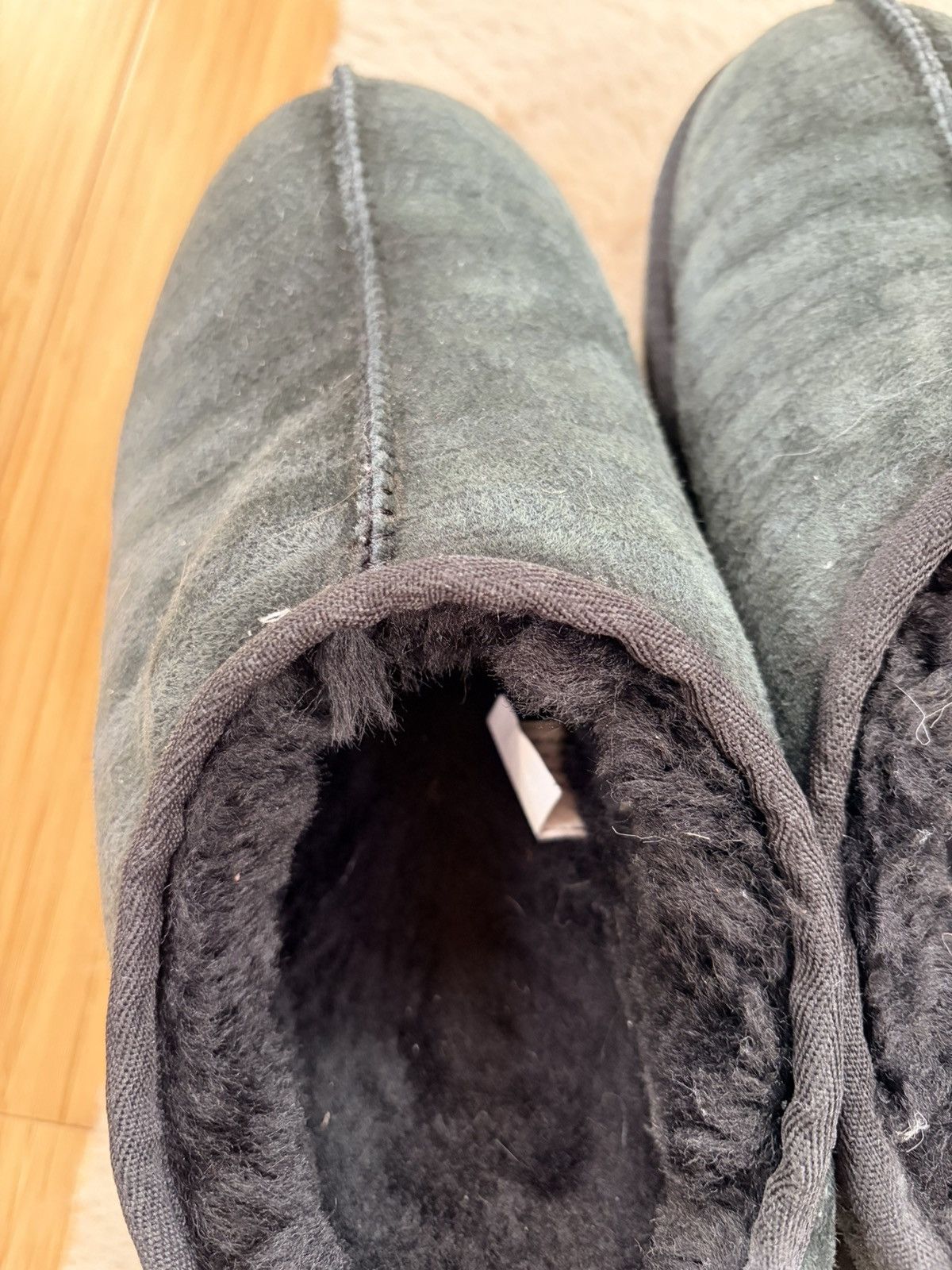 Kith Kith Kithmas Monogram Shearling Slipper (9) Size US 9 / EU 42 - 5 Thumbnail