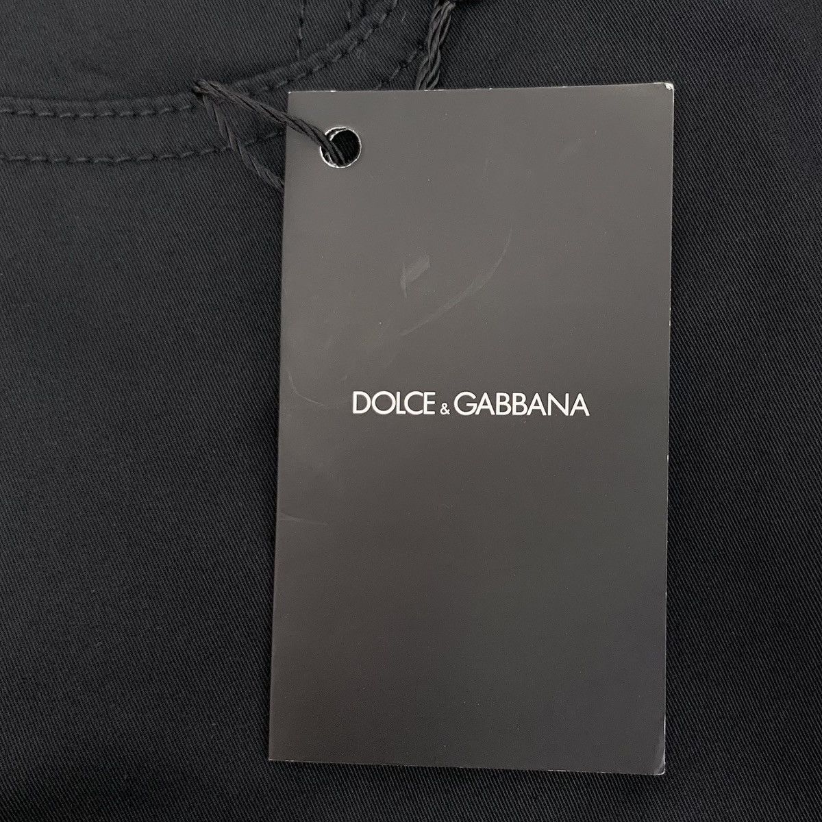 Dolce & Gabbana Dolce & Gabbana Black Cotton Casual Trousers K26WX Size US 30 / EU 46 - 8 Thumbnail