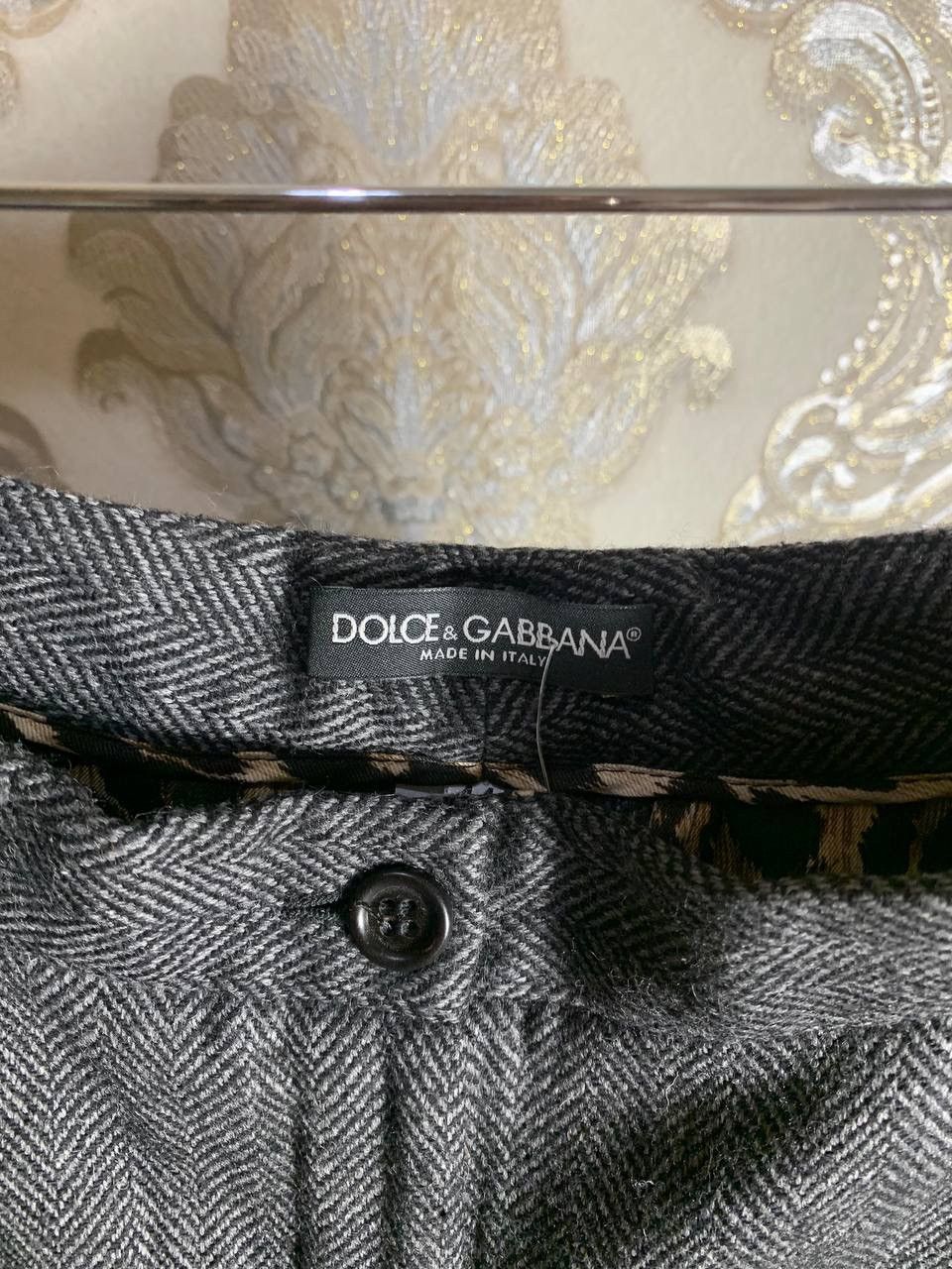 Dolce & Gabbana × Vintage VERY RARE DOLCE & GABBANA WOOL DESIGNER SUIT PANTS FASHION Size 30" / US 8 / IT 44 - 3 Thumbnail