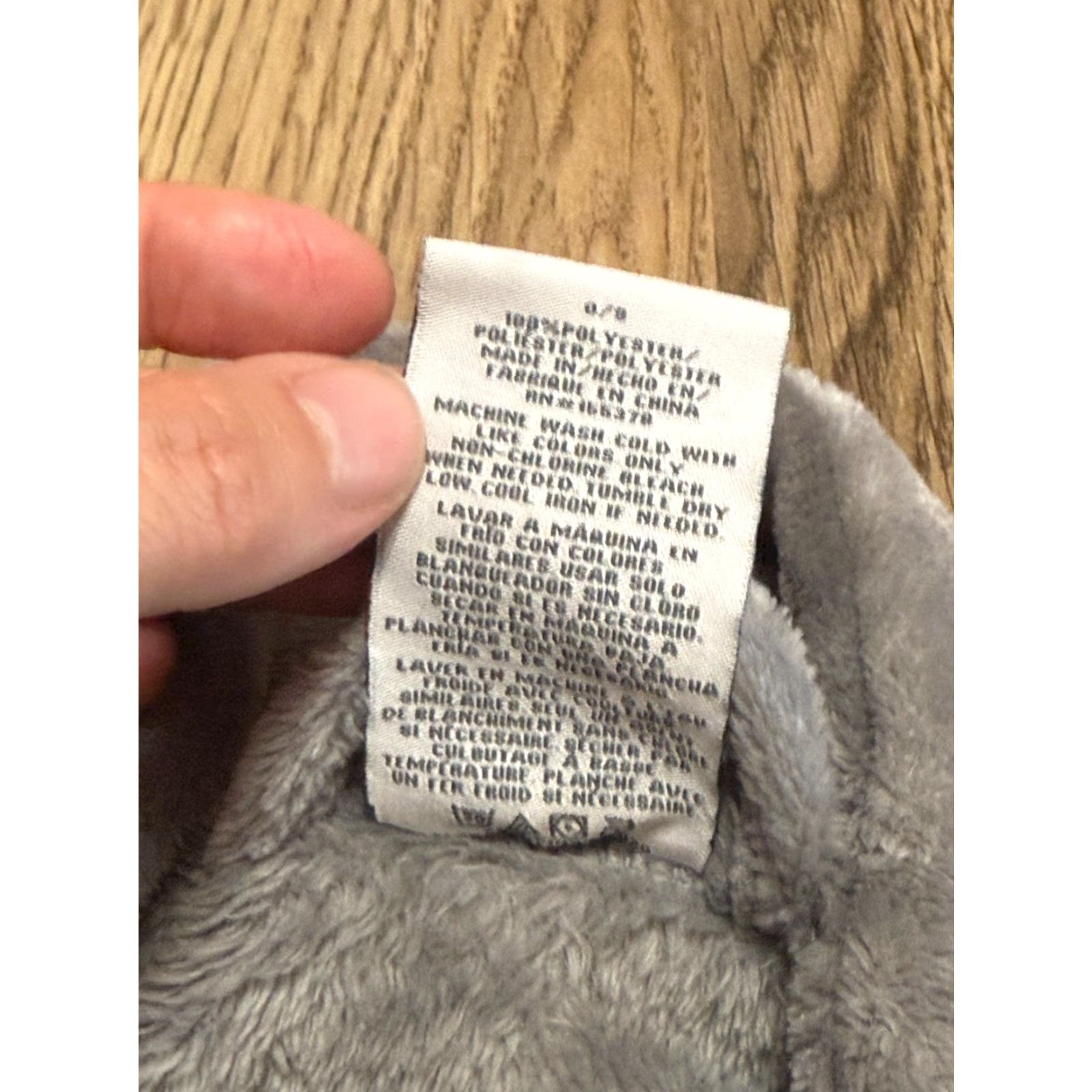 Vintage HEAD Robes, Women's One Size, Gray Tie Waist 40" Length Robe, Solid, Regular, Fall Spring Summer, Women Size ONE SIZE - 6 Thumbnail