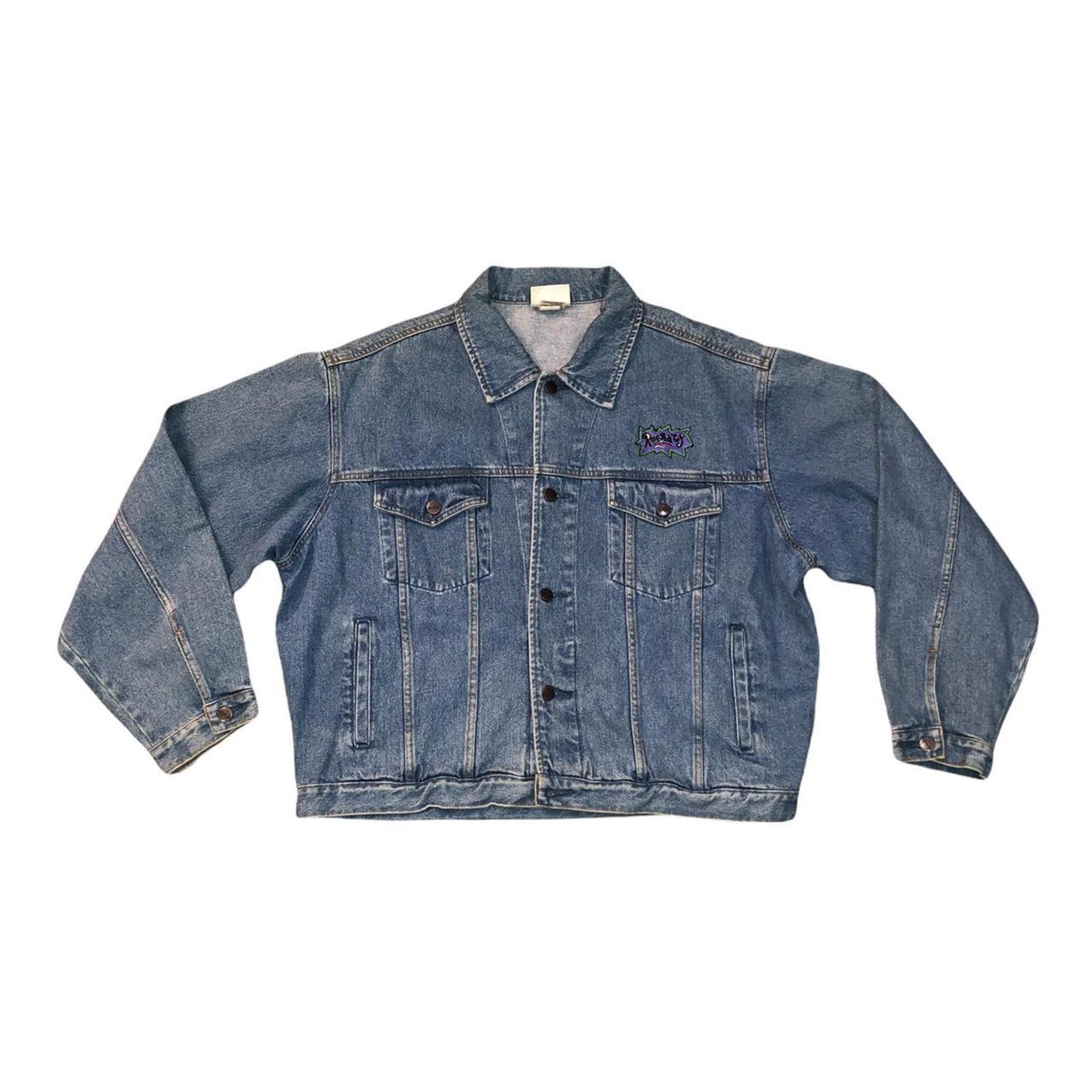 Designer Vintage 90s Nickelodeon Rugrats Universal Studios Denim Size US L / EU 52-54 / 3 - 2 Thumbnail