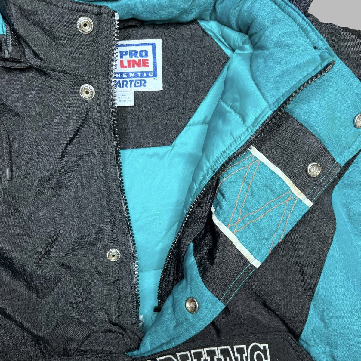 NFL × Starter × Vintage Vintage 1990s NFL Miami Dolphins Starter Puffer Jacket Size US L / EU 52-54 / 3 - 23 Thumbnail