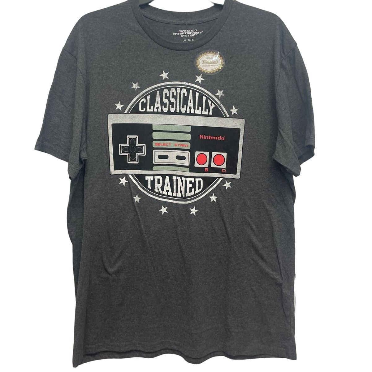 Nintendo New Nintendo Mens Medium Classically Trained Crew Tee Size US M / EU 48-50 / 2 - 1 Thumbnail