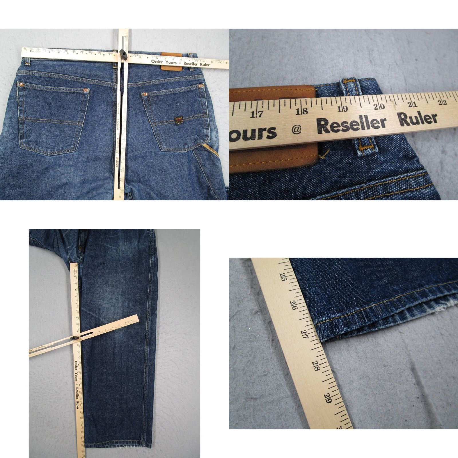 Polo Ralph Lauren VINTAGE Polo Ralph Lauren Polo Jeans Carpenter Jeans Mens 38x30 Blue Denim Workwear 90s Mens Jeans Size US M / EU 48-50 / 2 - 8 Thumbnail