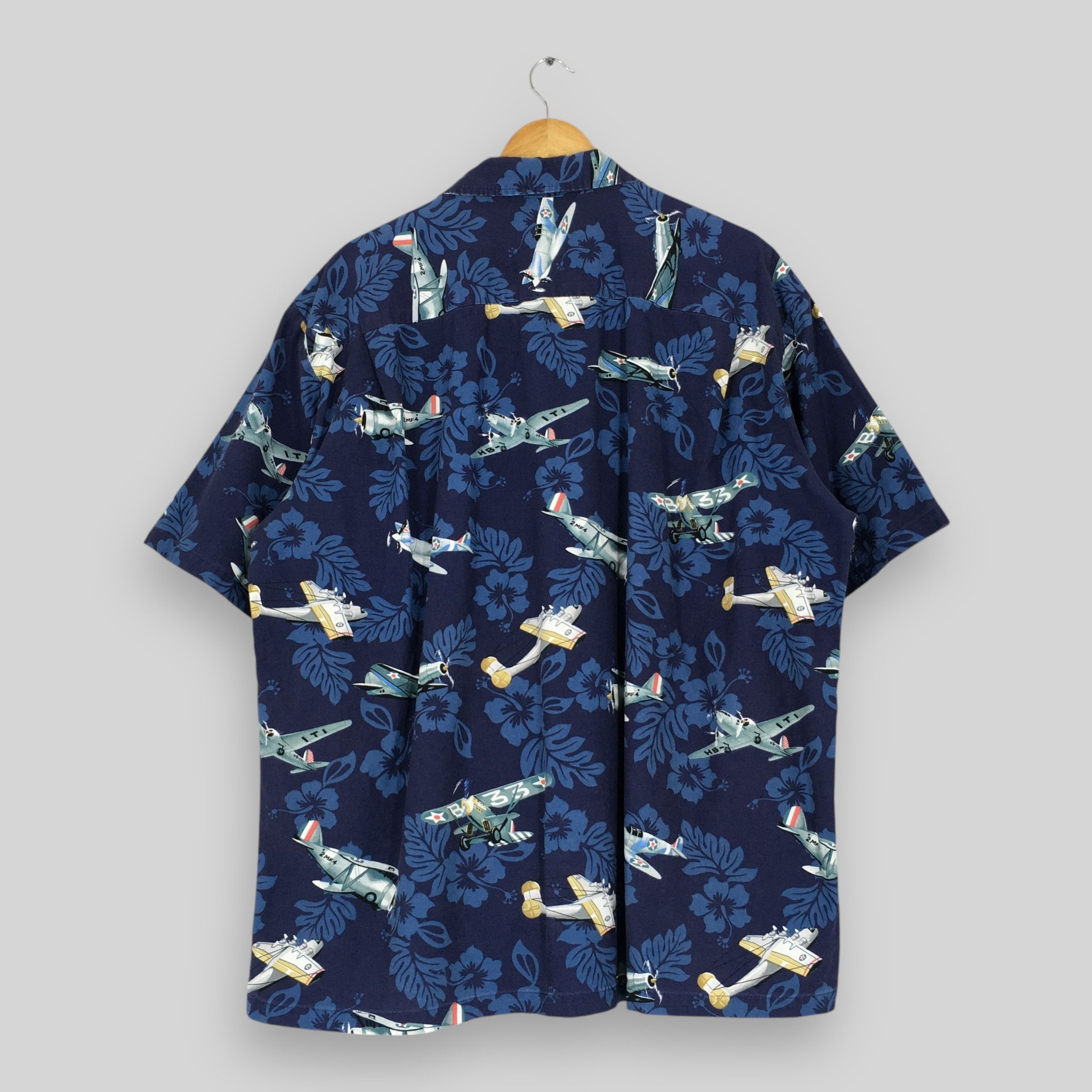 Pacific Legend Vintage 90s Pacific Legends Hawaiian Cotton Shirt Oversize Size US XXL / EU 58 / 5 - 7 Thumbnail