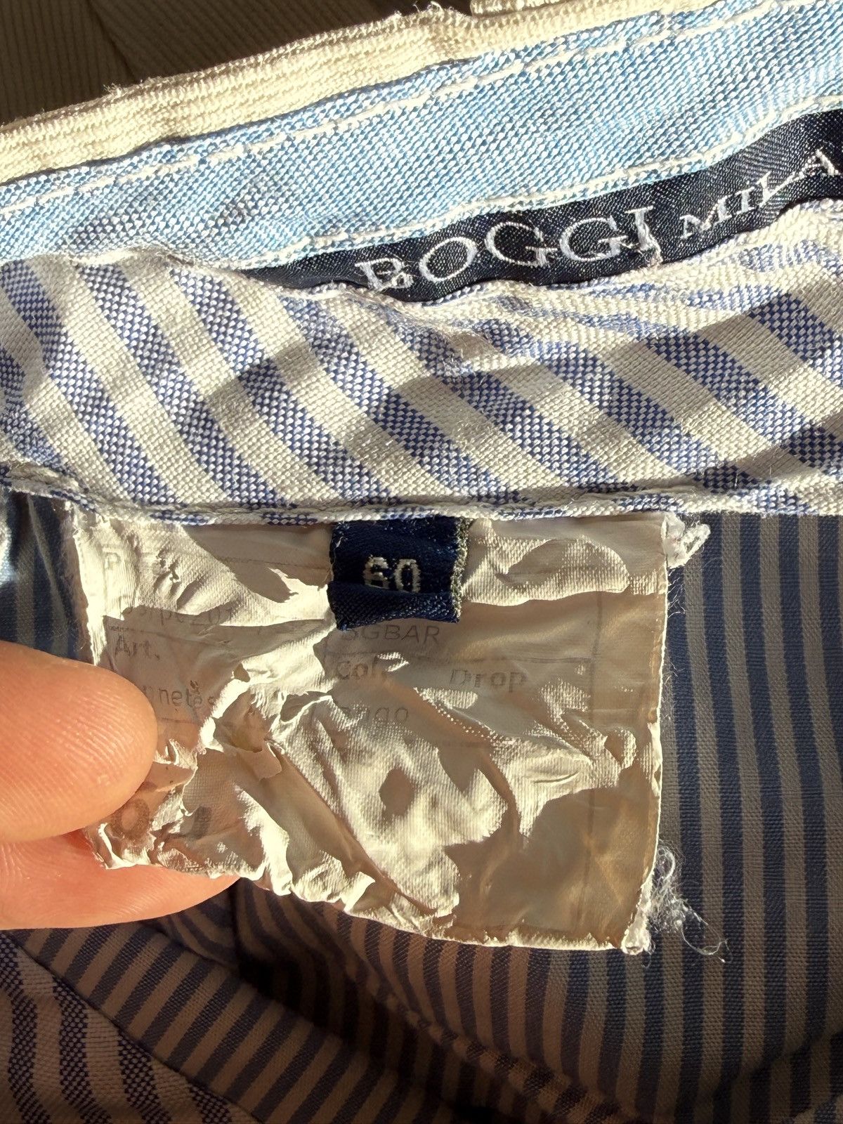 Boggi Boggi Milano Mens Pants Reg White Size 60 Size US 34 / EU 50 - 6 Thumbnail