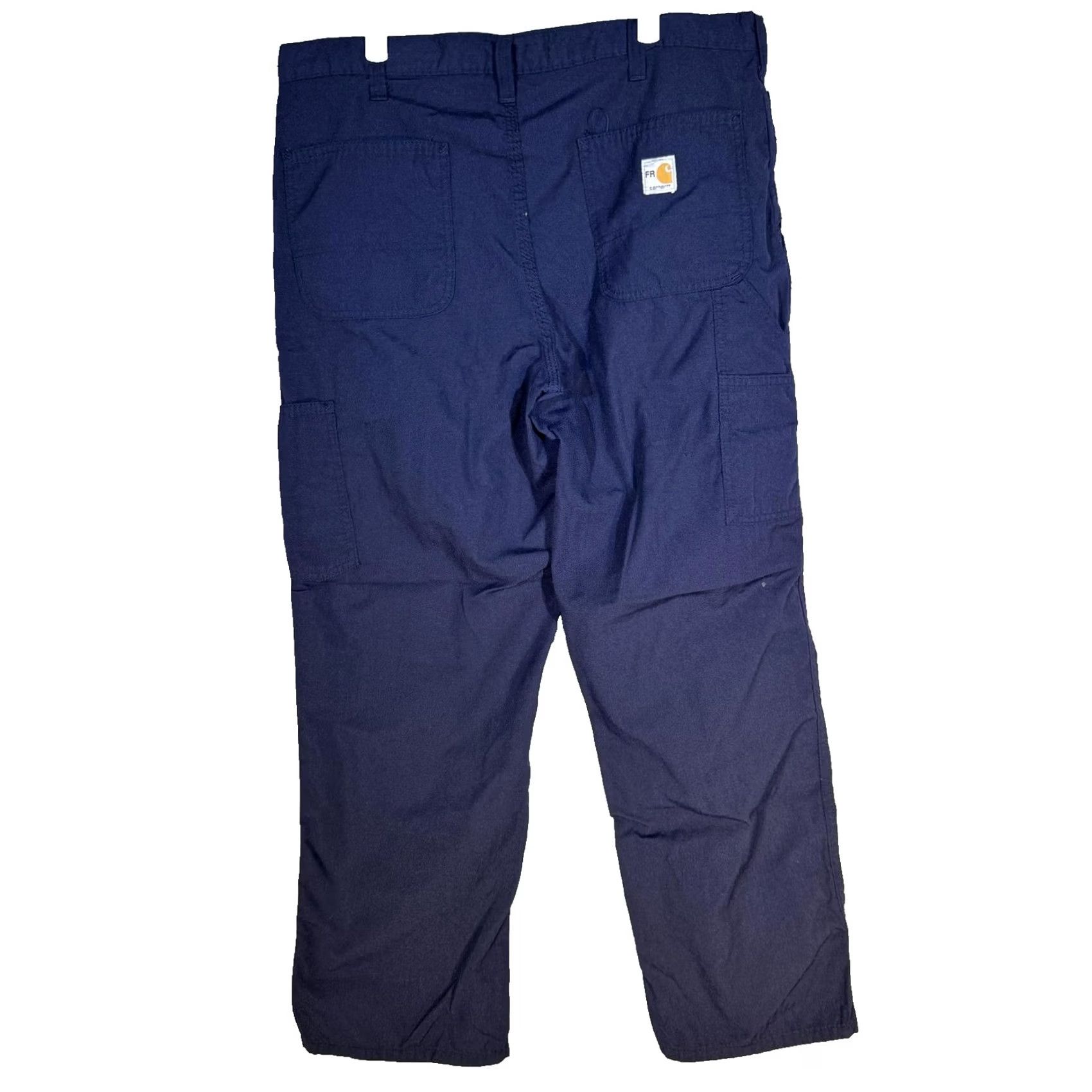 Carhartt Carhartt FR Work Pants Mens 36x31 Navy Arc Flash CAT2 Flame Resistant Utility Pants Size US 36 / EU 52 - 2 Thumbnail
