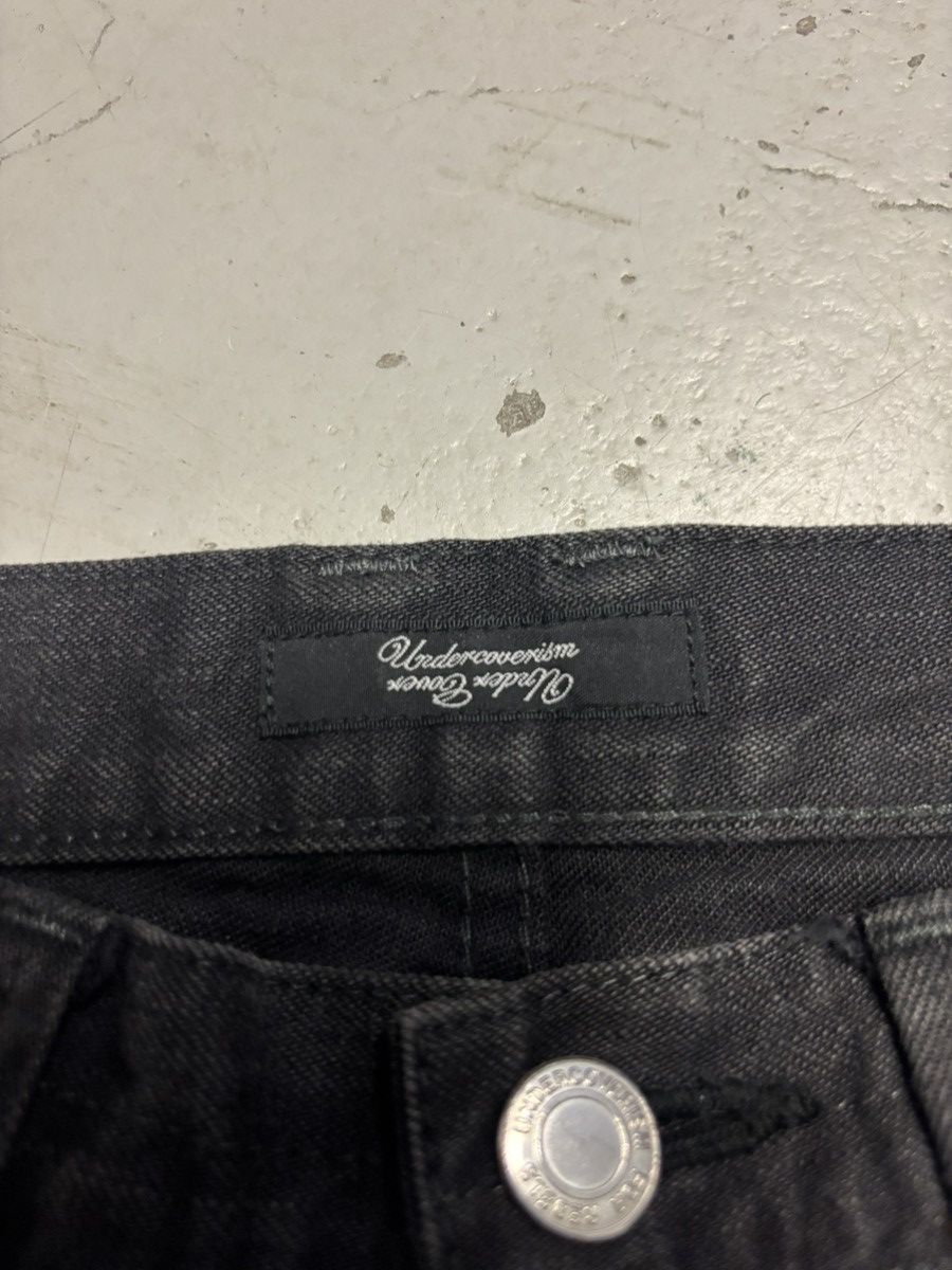 Undercover Undercover AW08 ‘Unrealrealclothes’ Black Moto Pants Size US 32 / EU 48 - 5 Thumbnail