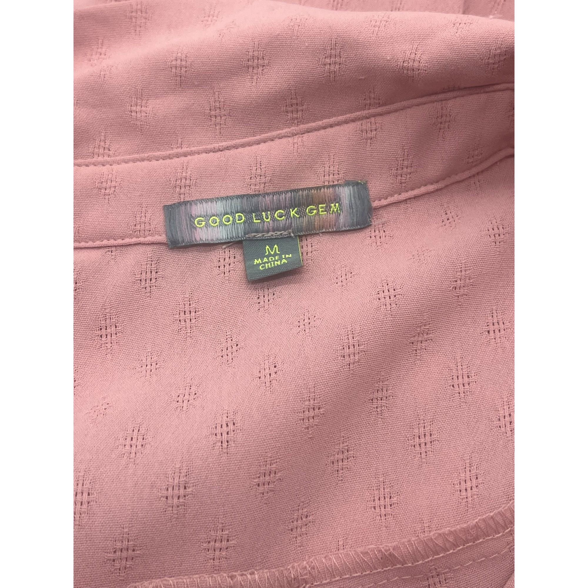 Other Good Luck Gem Collared Button Placket Junior's Sleeveless Mi Size M / US 6-8 / IT 42-44 - 7 Thumbnail