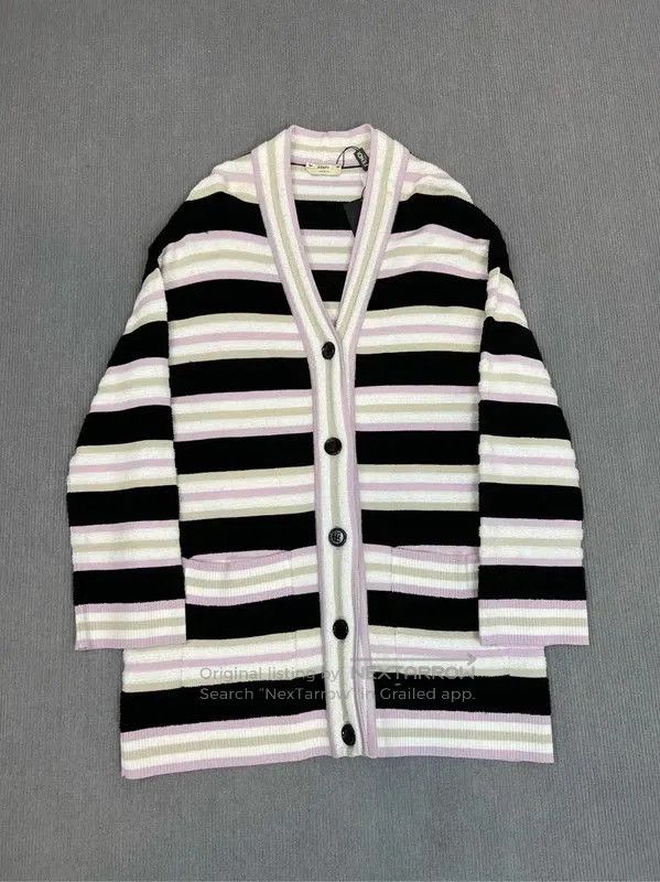 Fendi Fendi Colorblock Wool Cardigan for Women . Size S / US 4 / IT 40 - 2 Thumbnail