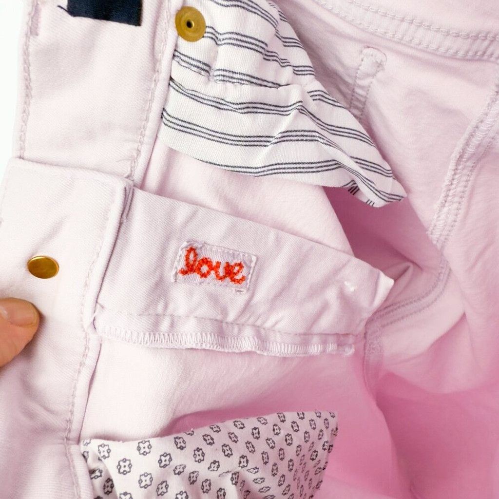 Other PAMELA HENSON Delicious Slim Fit Frayed Pale Rose Jean US 12 Size 34" / US 12 / IT 48 - 9 Thumbnail
