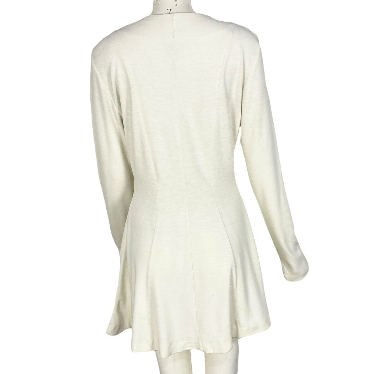 Norma Kamali Vintage 90s Norma Kamali Dress Long Sleeve Button Cardigan Size S / US 4 / IT 40 - 7 Thumbnail